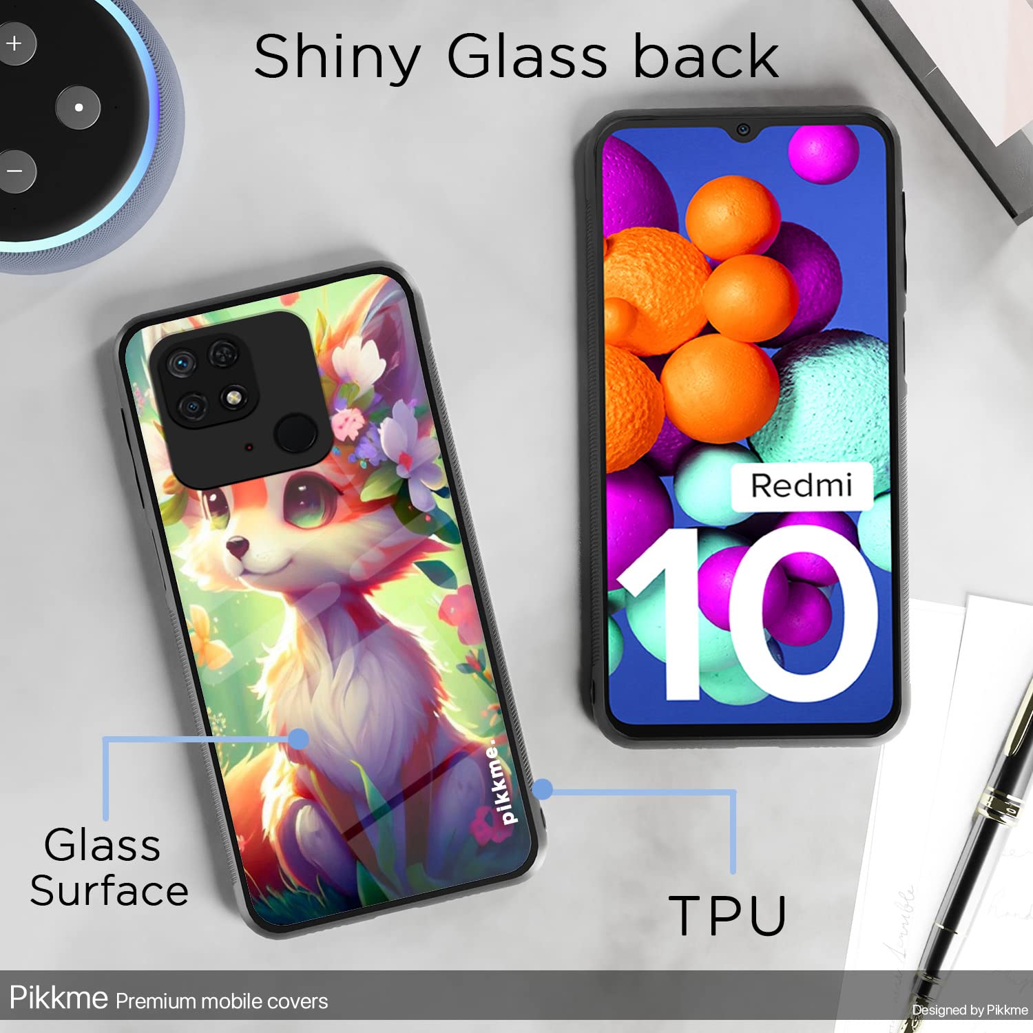 Pikkme Redmi 10/10 Power Hybrid mobile back cover – photo 3