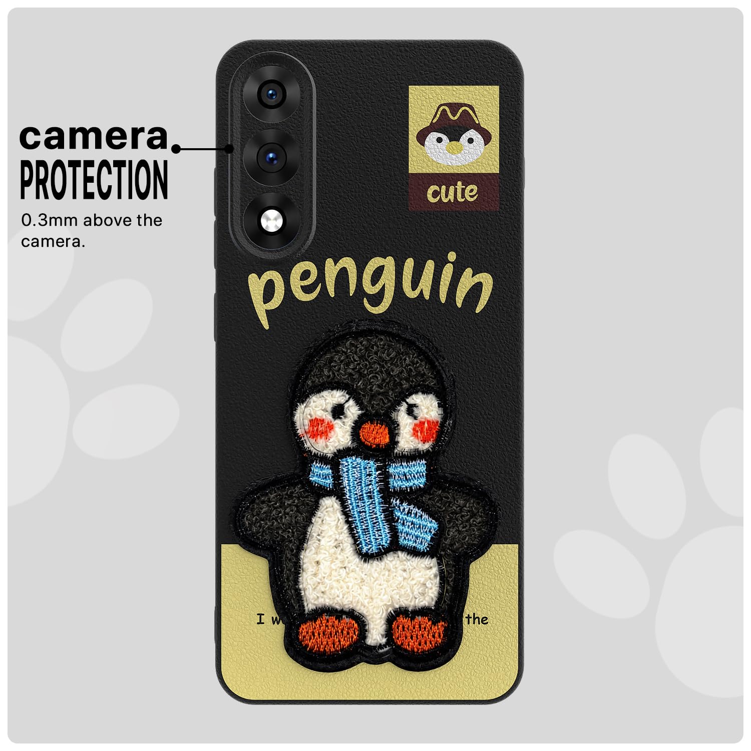 OnePlus Nord 5 5G Plush Patch mobile back cover in black by Pikkme – photo 6