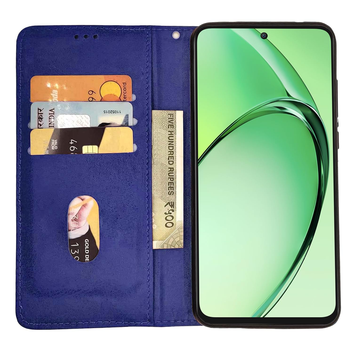 Oppo K12x 5G flip case in blue by Pikkme – photo 2