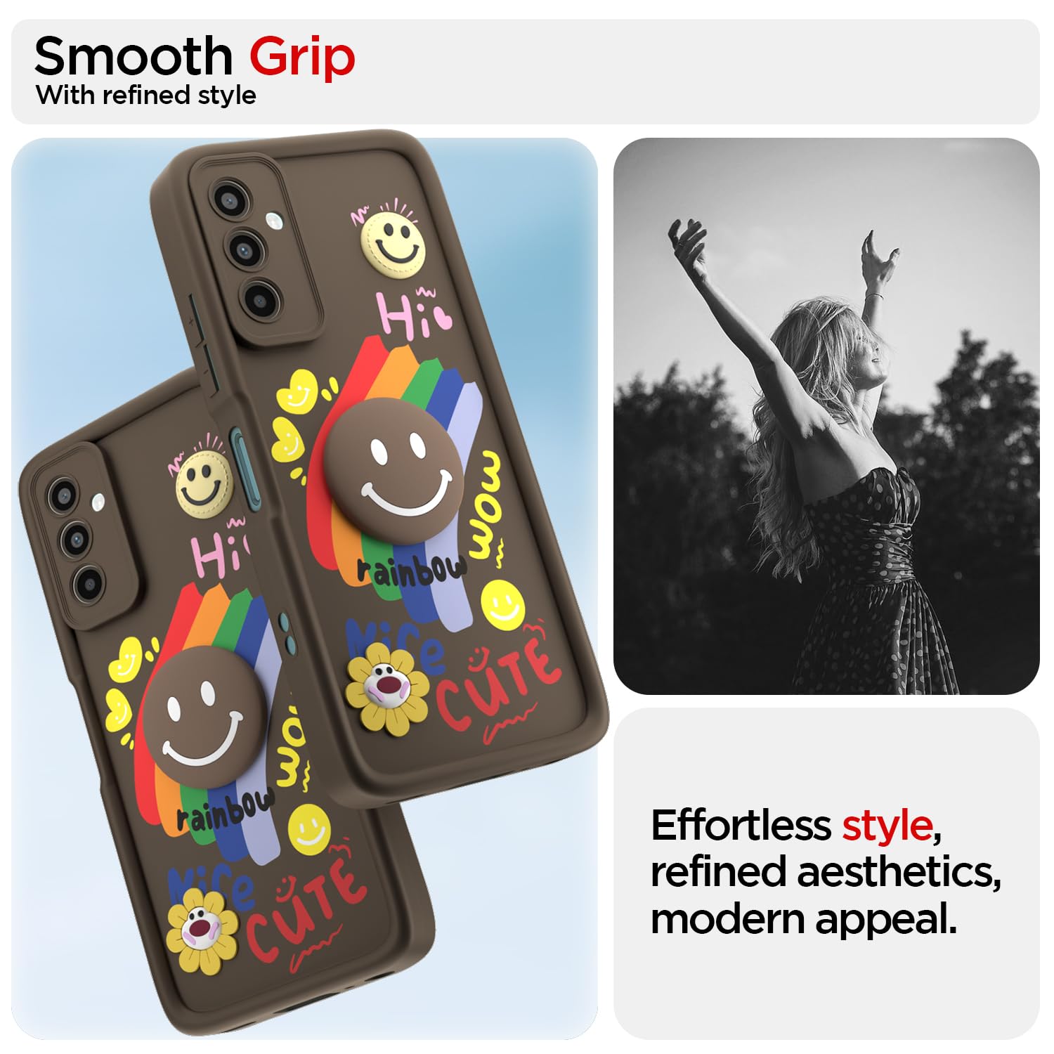 Pikkme brown phone cover for Samsung M34/F34 5G – photo 2