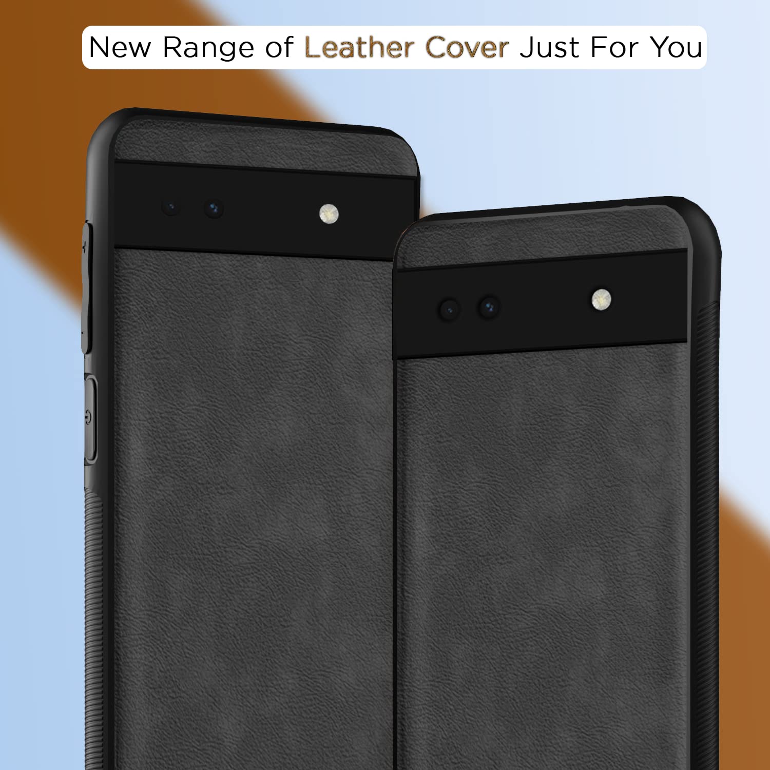 Pikkme Google Pixel 6A Leather grey mobile back cover – photo 7