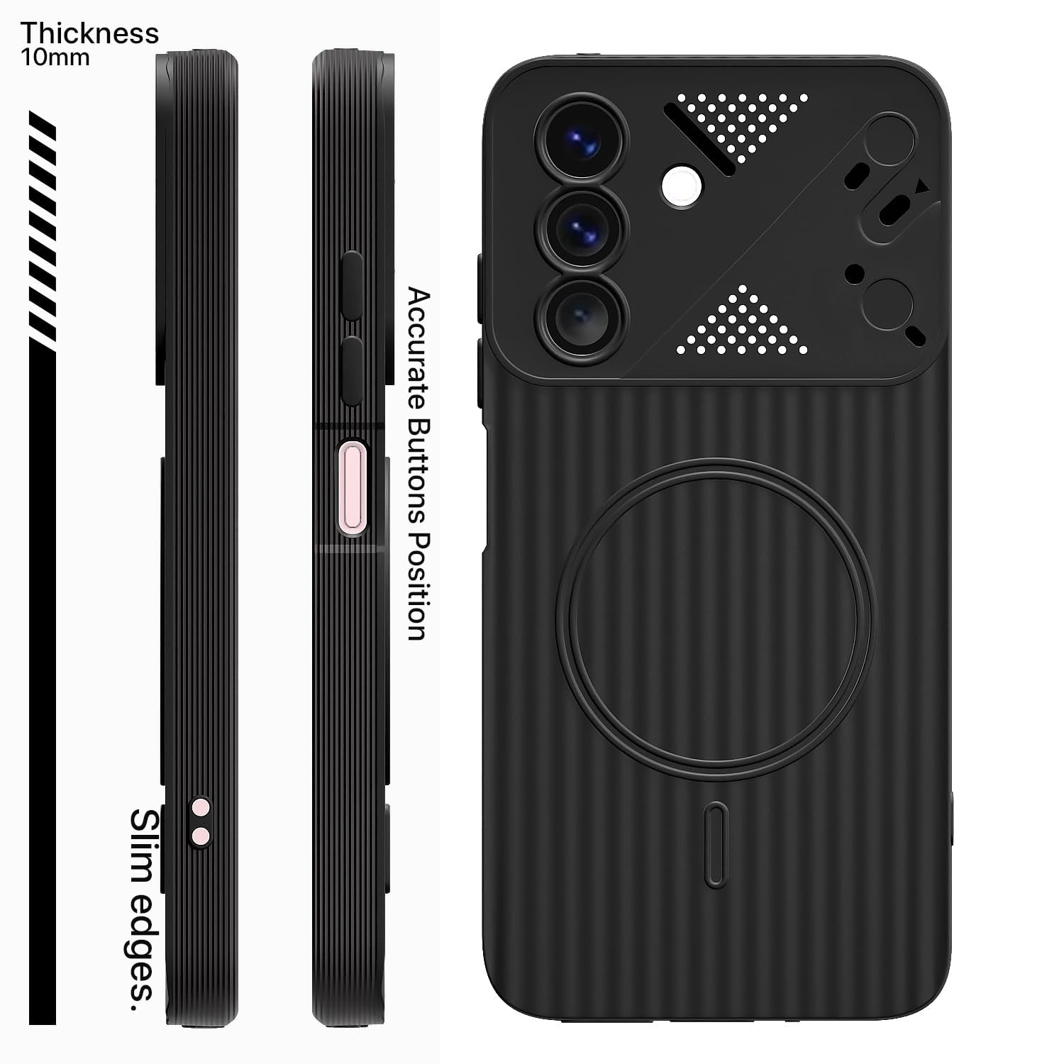 Samsung M47/A27 5G MagSafe phone cover in black by Pikkme – photo 3