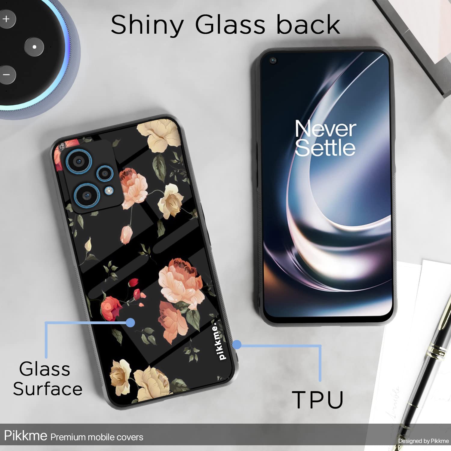 Pikkme Flower mobile back cover for OnePlus Nord CE 2 Lite 5G – photo 3