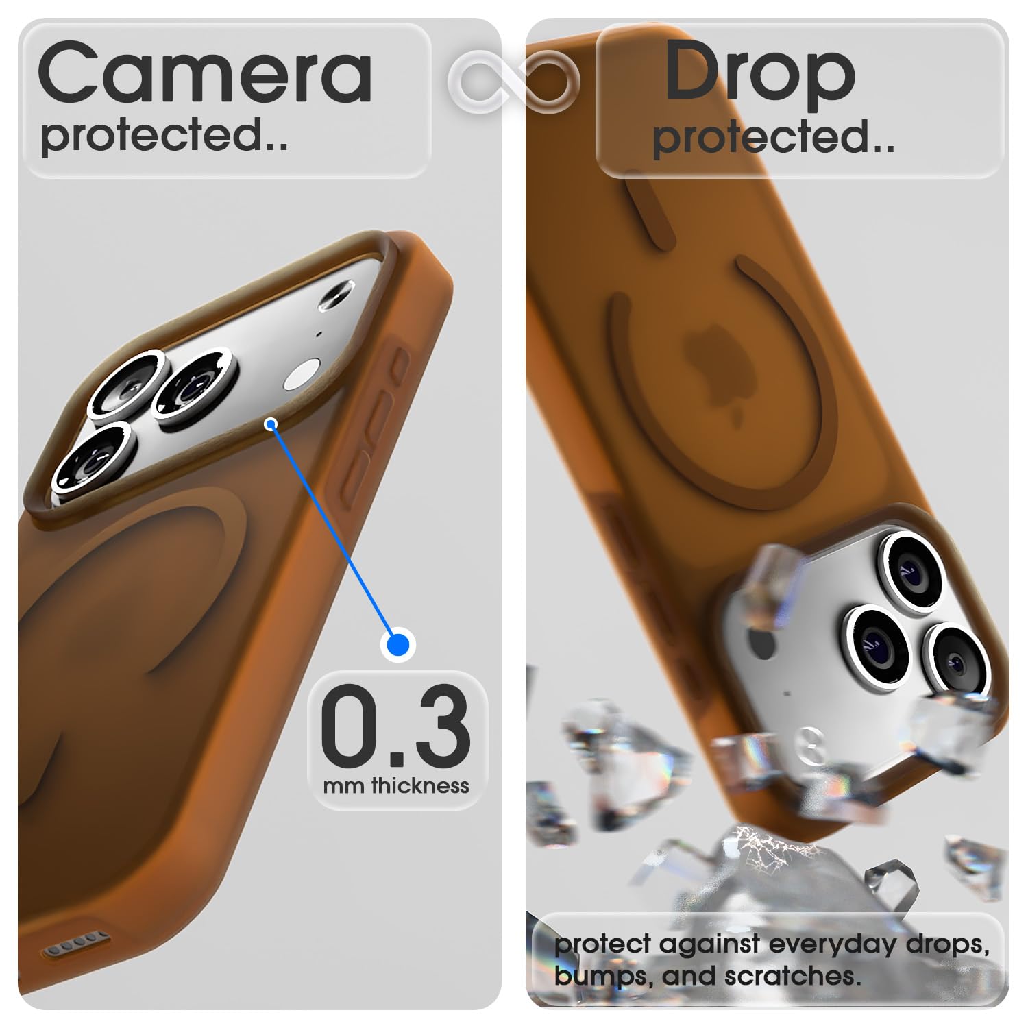 iPhone 17 Pro Max back cover in brown by Pikkme – photo 6