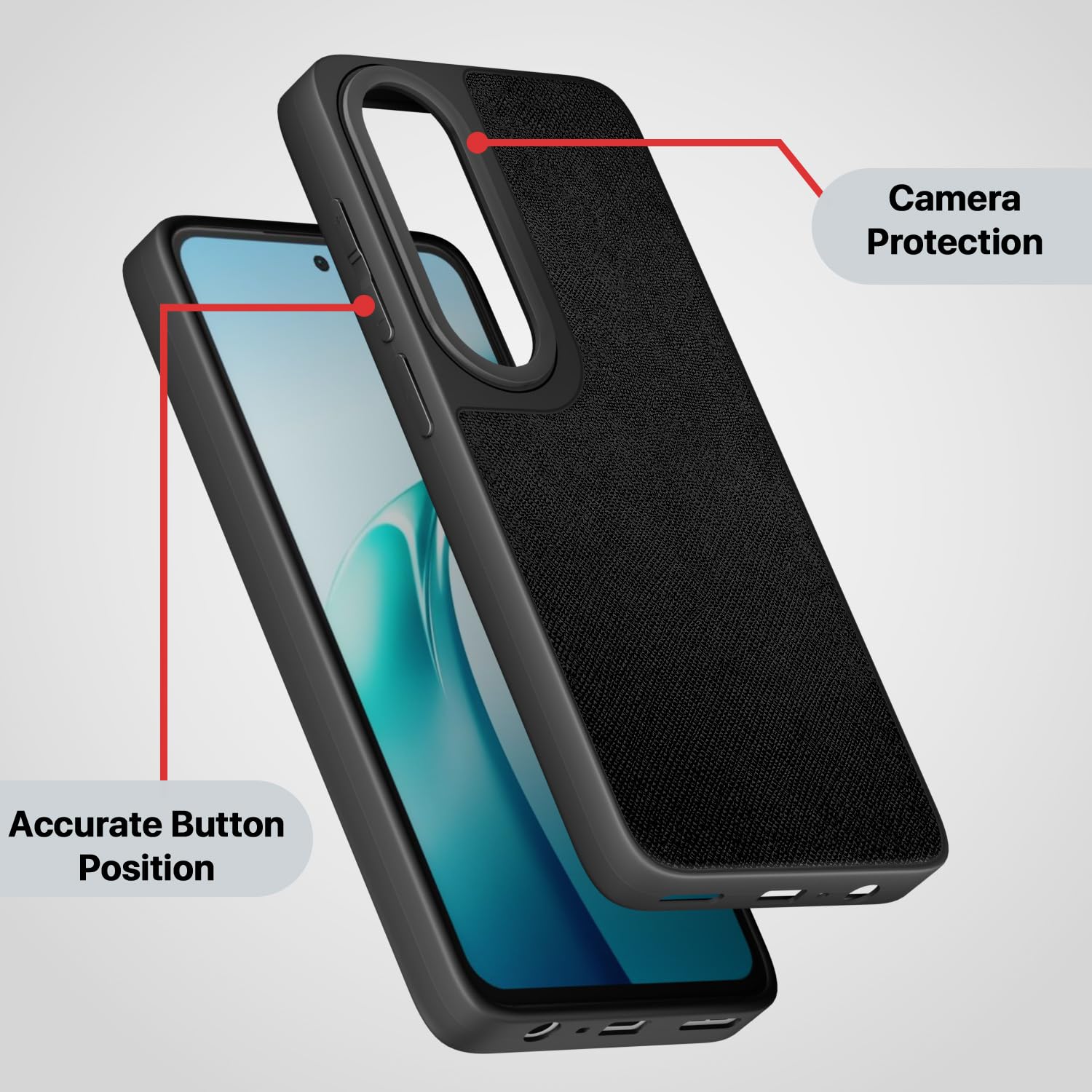 Pikkme OnePlus Nord Ce 4 Lite 5G Indian Leather Back Cover (Black)