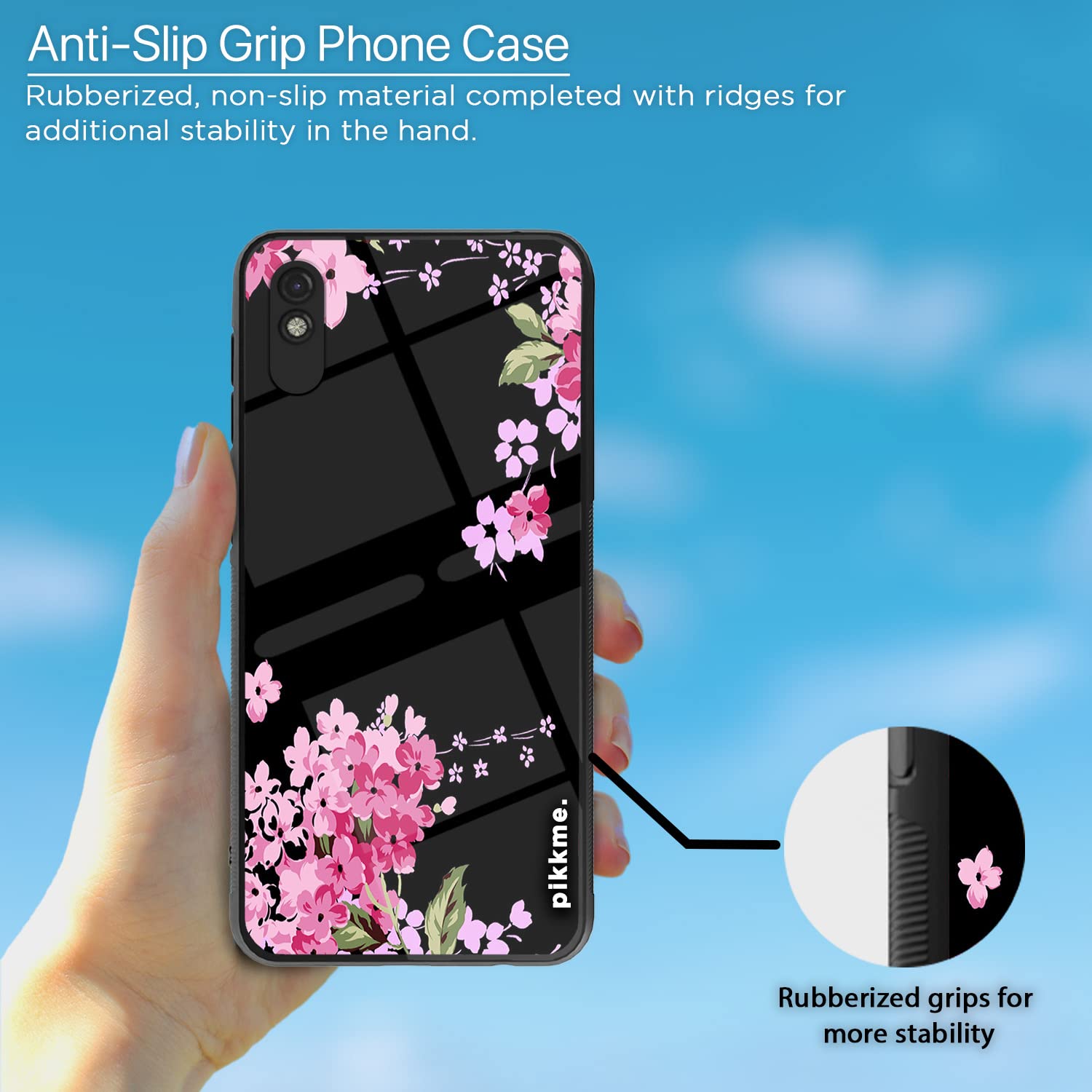 Pikkme Redmi 9A/9i/9A Sport Flower back cover – photo 5
