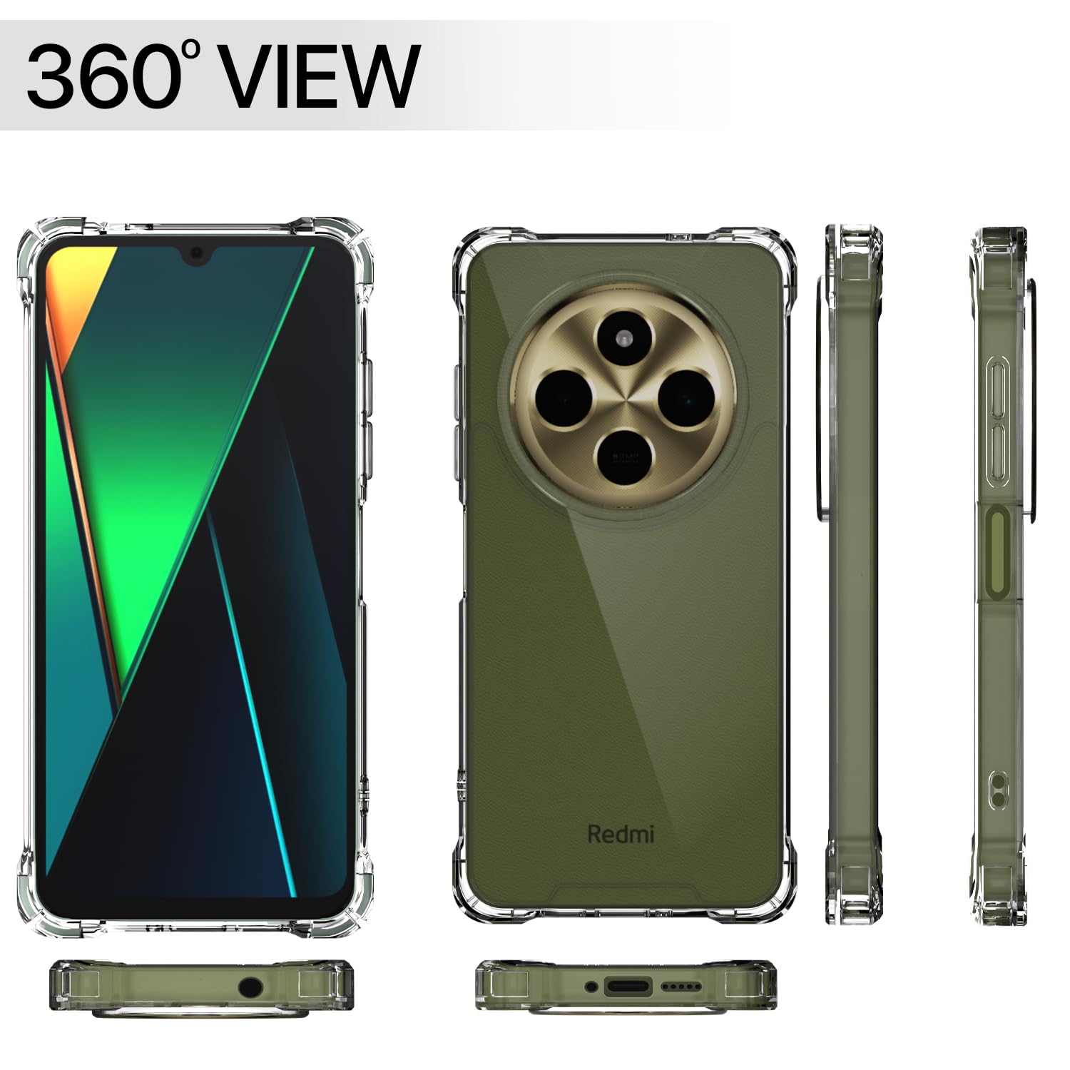 Transparent mobile cover for Redmi A4/14C/Poco C75 5G – Pikkme – photo 7
