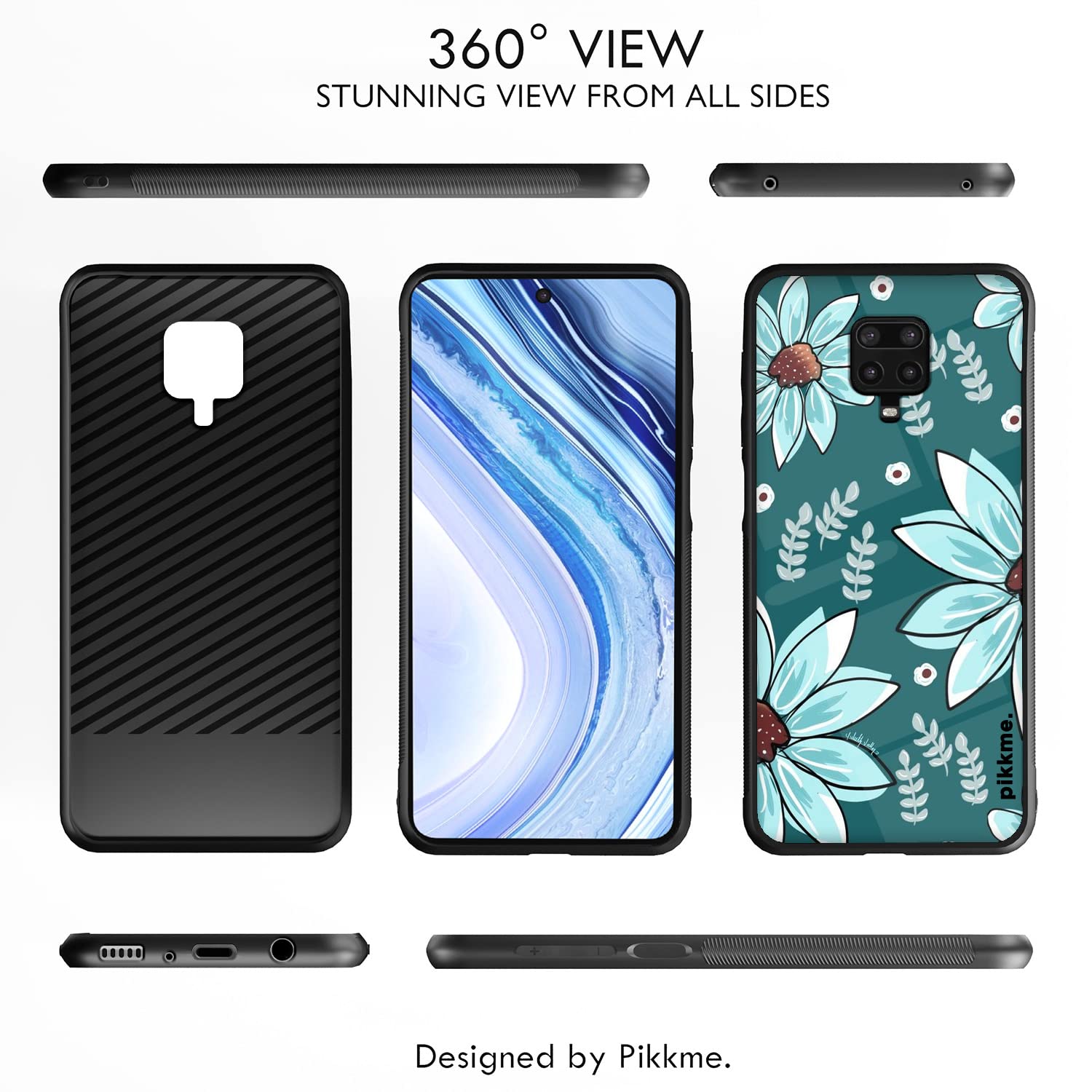 Pikkme Redmi Note 9 Pro/Note 9 Pro Max/Note 10 Lite Flower back cover – photo 2