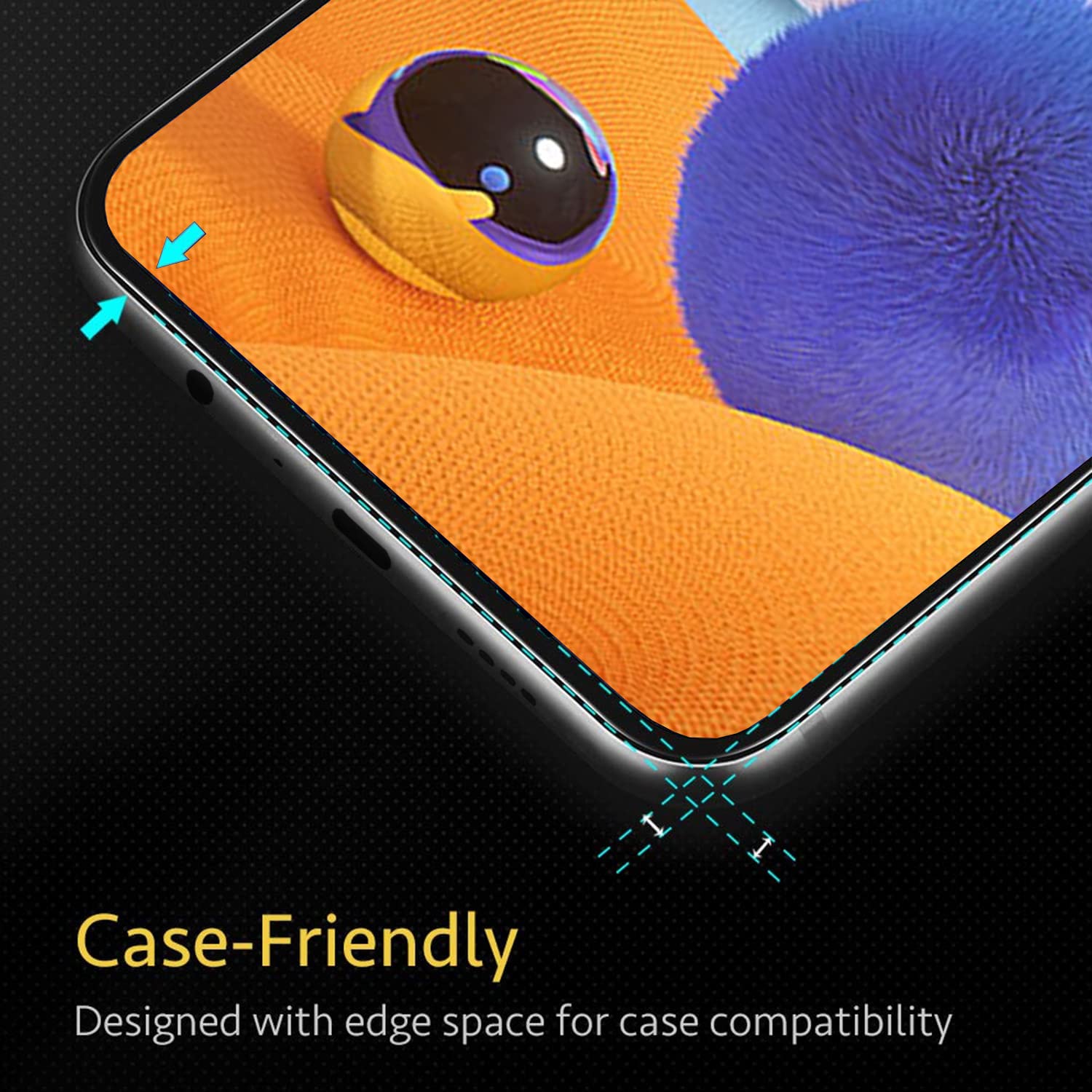 Pikkme Samsung Galaxy A31 Tempered Glass