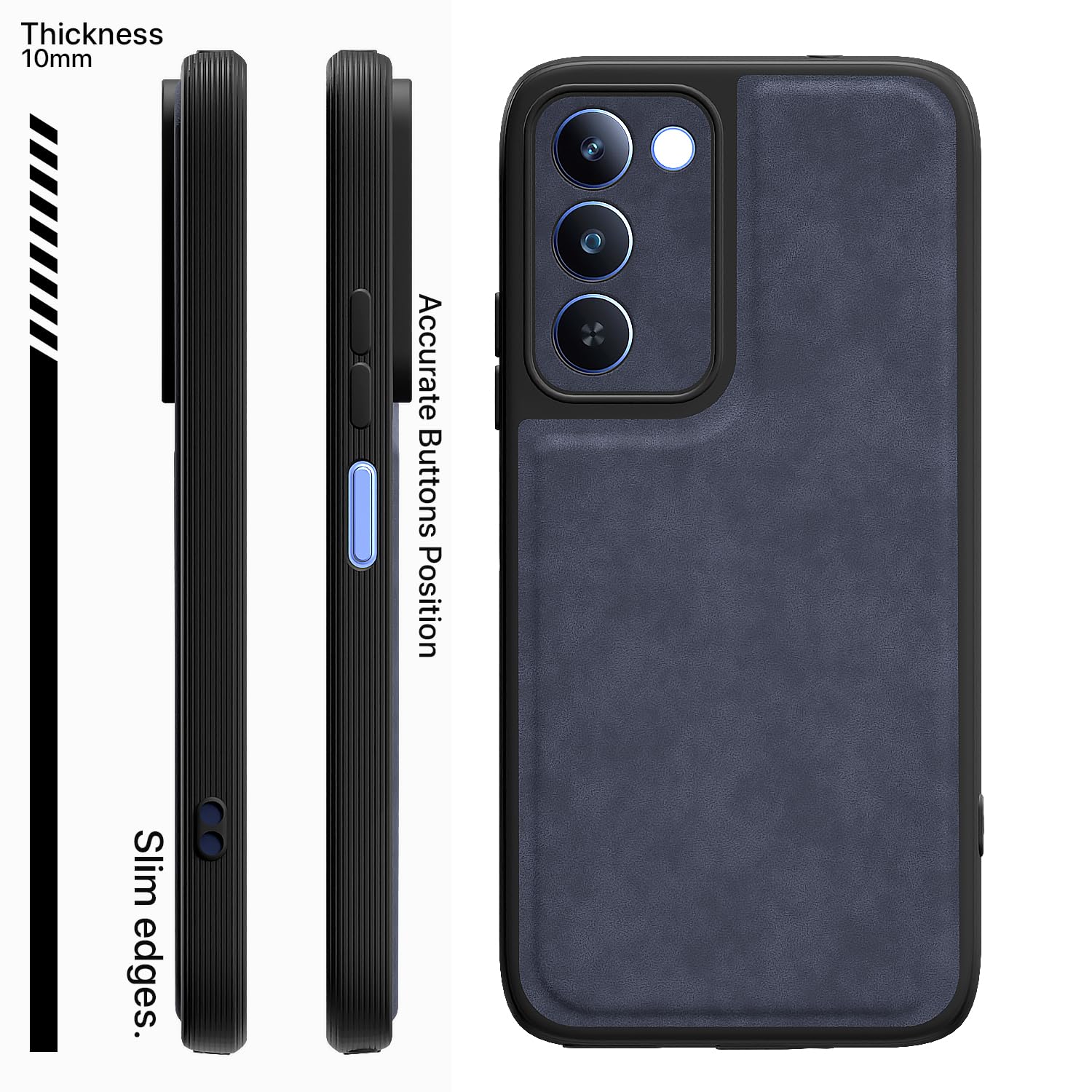 Realme P4 Lite 5G mobile back cover in blue by Pikkme – photo 3