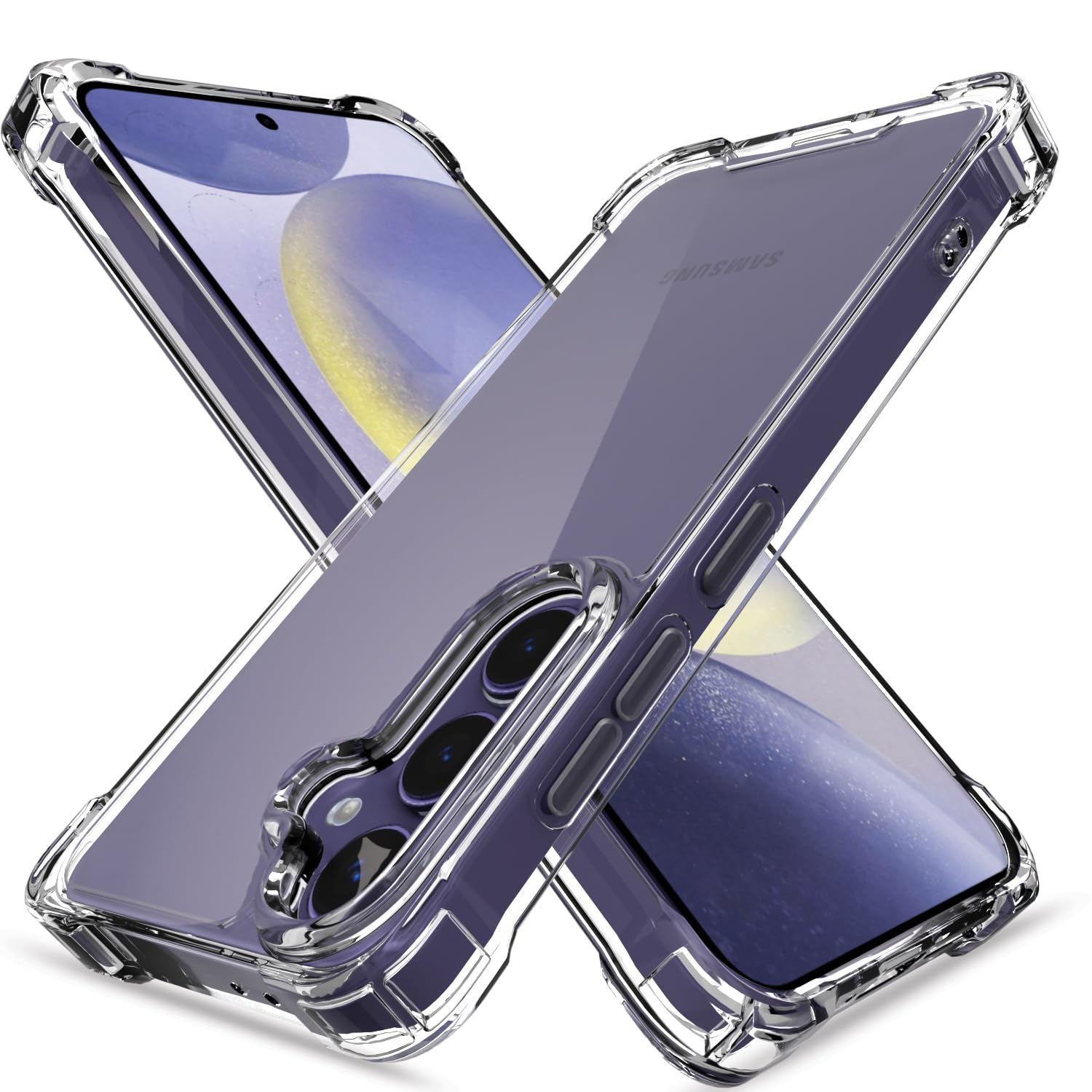 Pikkme Samsung S24/S25 5G PC-TPU transparent phone cover