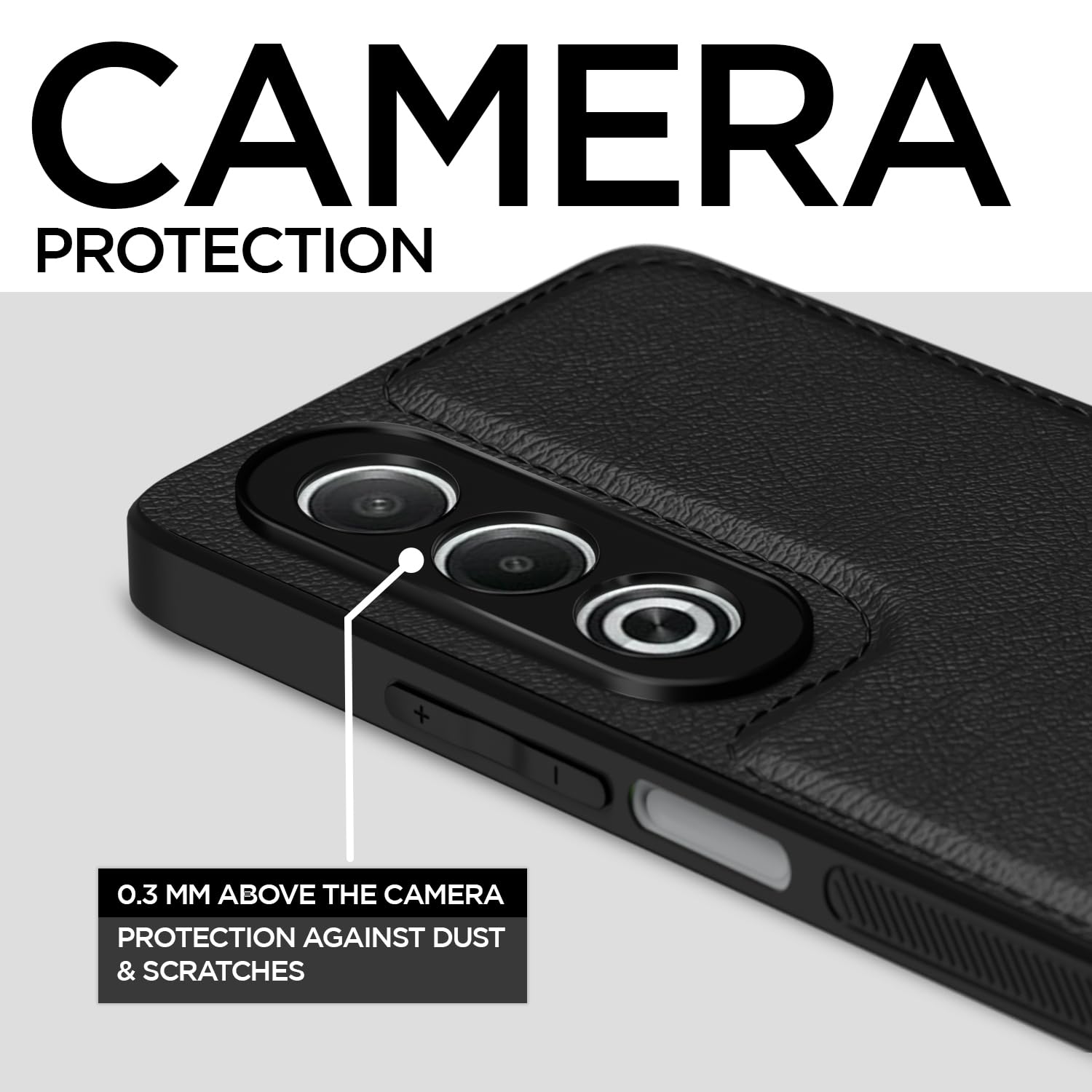 Pikkme Oppo K12x 5G Leatherback Back Case | Black