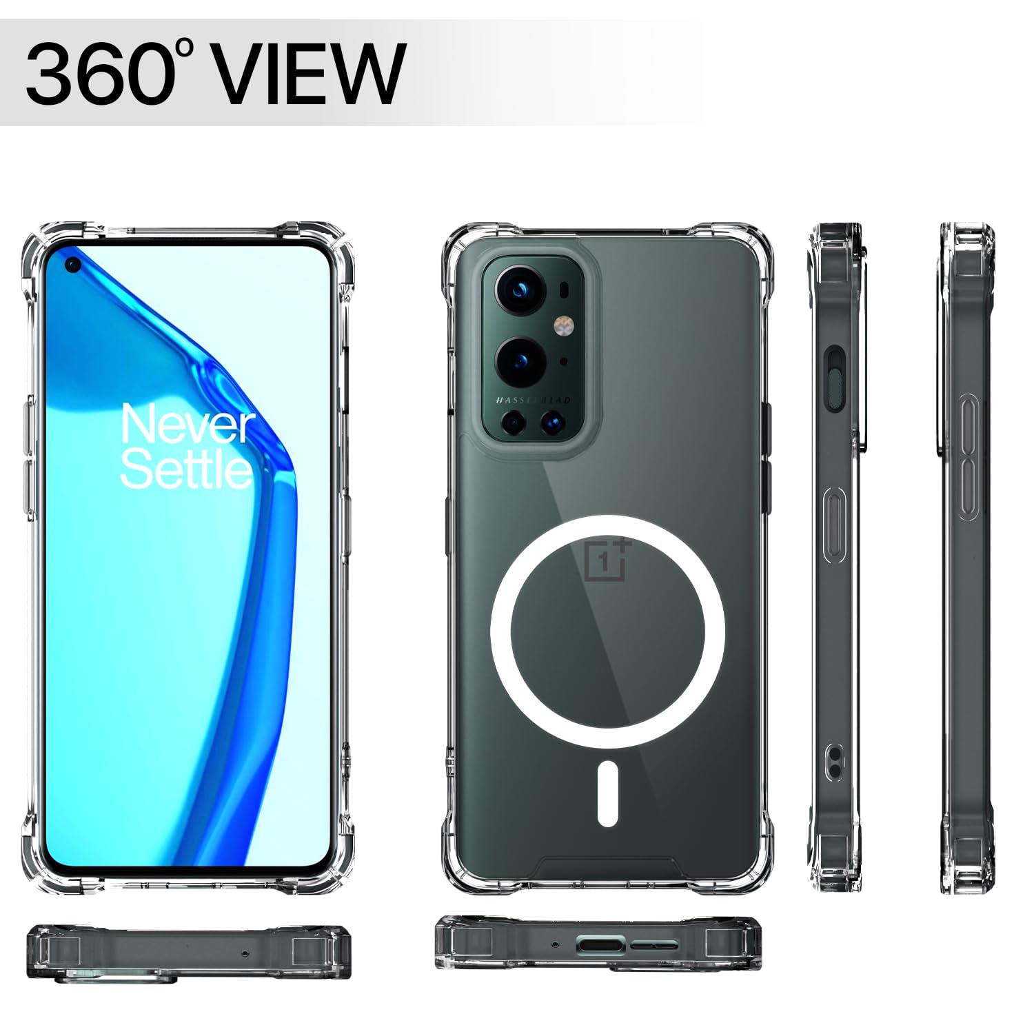 OnePlus 9 Pro MagSafe back cover in transparent mag-safe by Pikkme – photo 7