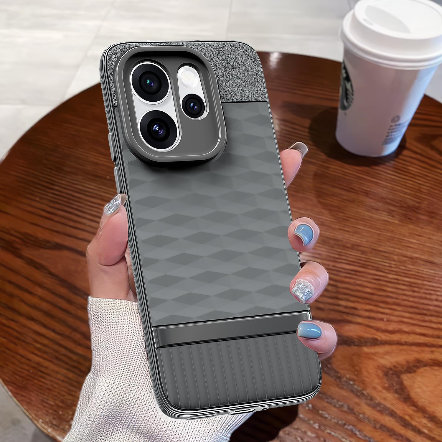 Oppo Reno 15 Pro Mini 5G mobile cover in grey by Pikkme – photo 7