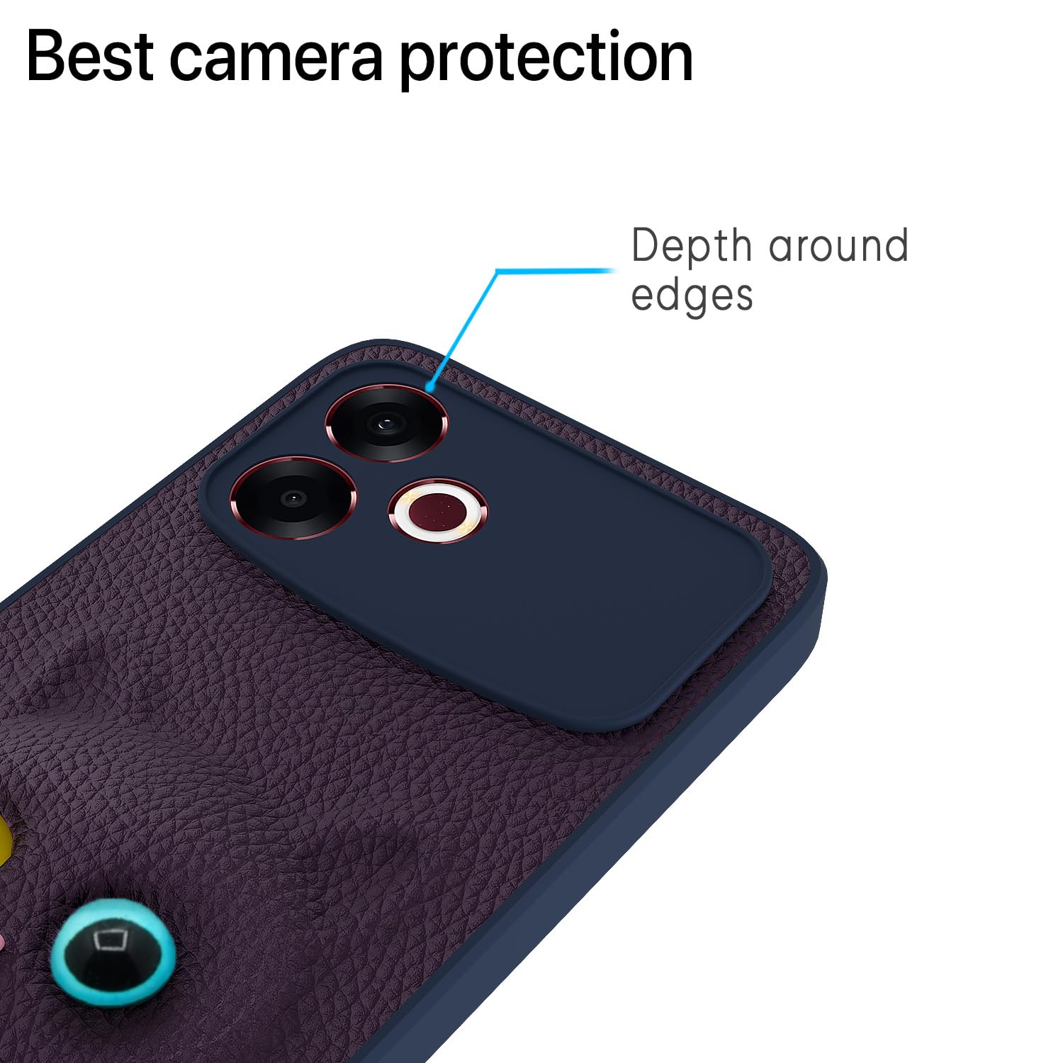 Pikkme purple back cover for Oppo F33 Pro 5G – photo 5
