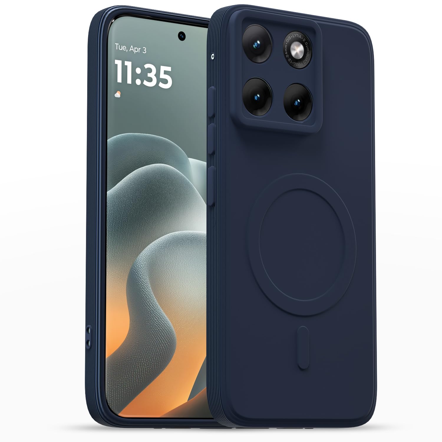 Pikkme Moto Edge 70 Fusion 5G MagSafe blue mobile cover