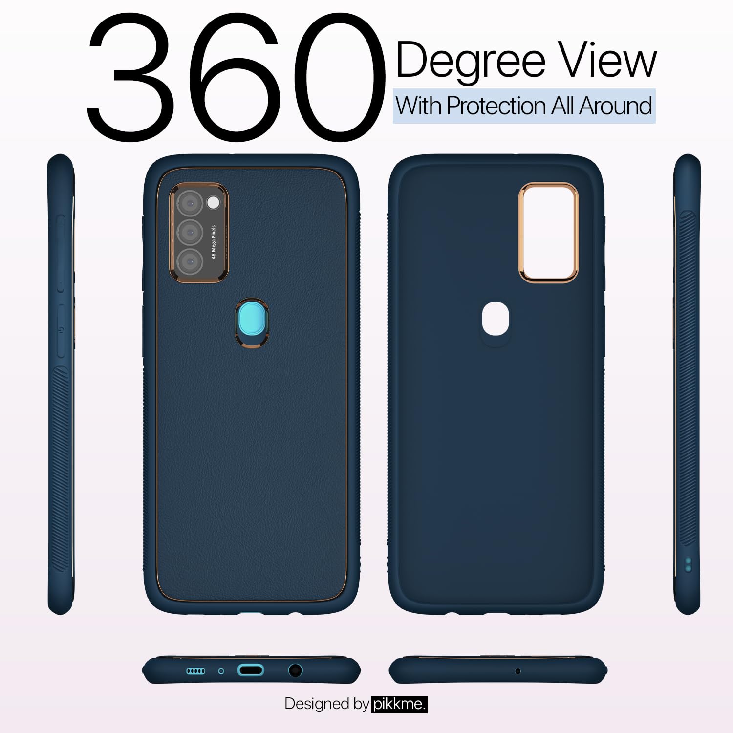 Pikkme blue mobile cover for Samsung M30s/M21/M21 2021 – photo 3