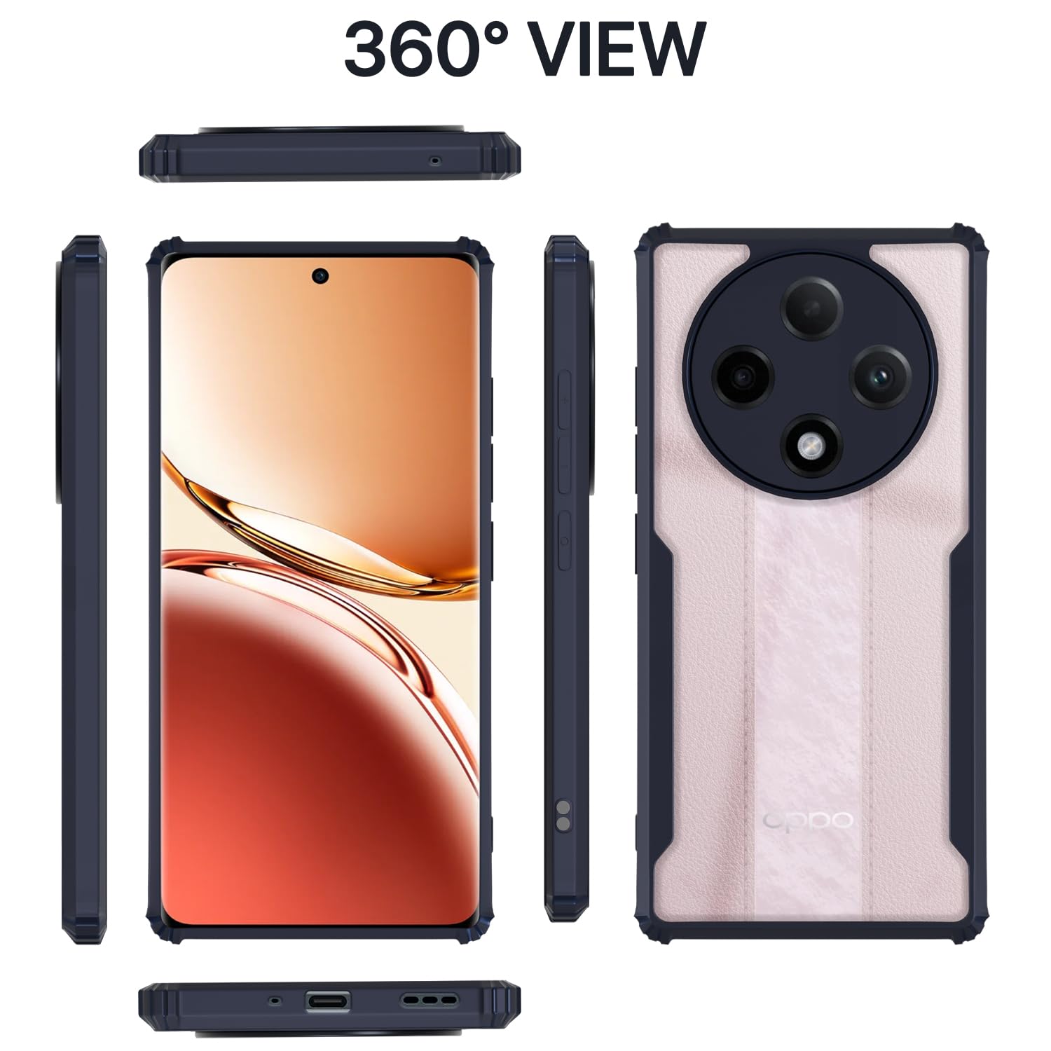 Blue Clear mobile cover for Oppo F27 Pro Plus 5G – Pikkme – photo 2