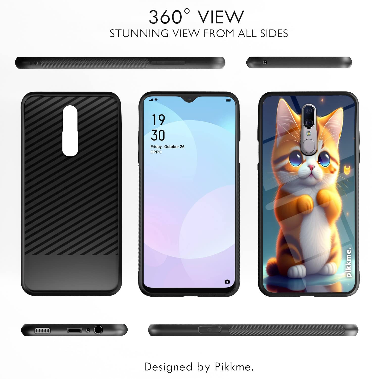 Pikkme Oppo F11 Cat mobile back cover – photo 2