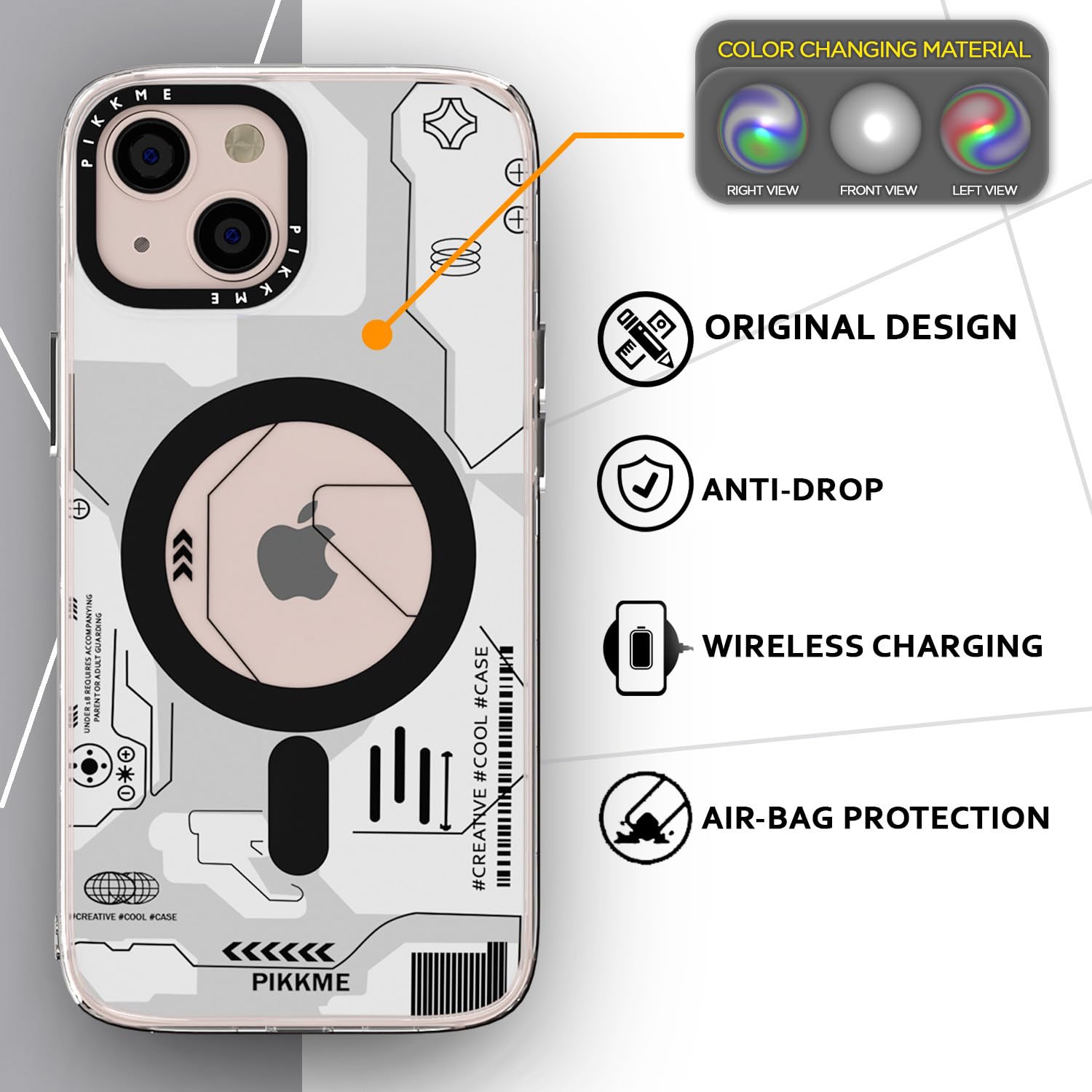 Pikkme iPhone 13 MagSafe white mobile cover – photo 6