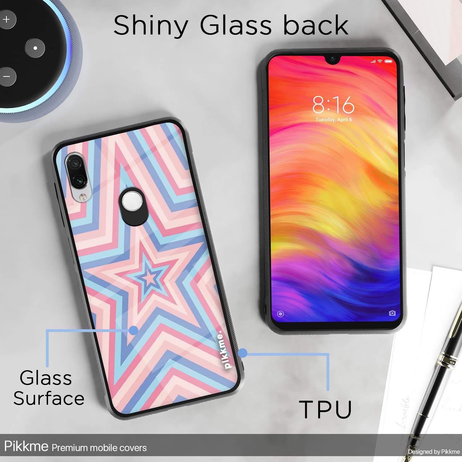 Redmi Note 7/Note 7 Pro/Note 7s Hybrid mobile back cover by Pikkme – photo 3