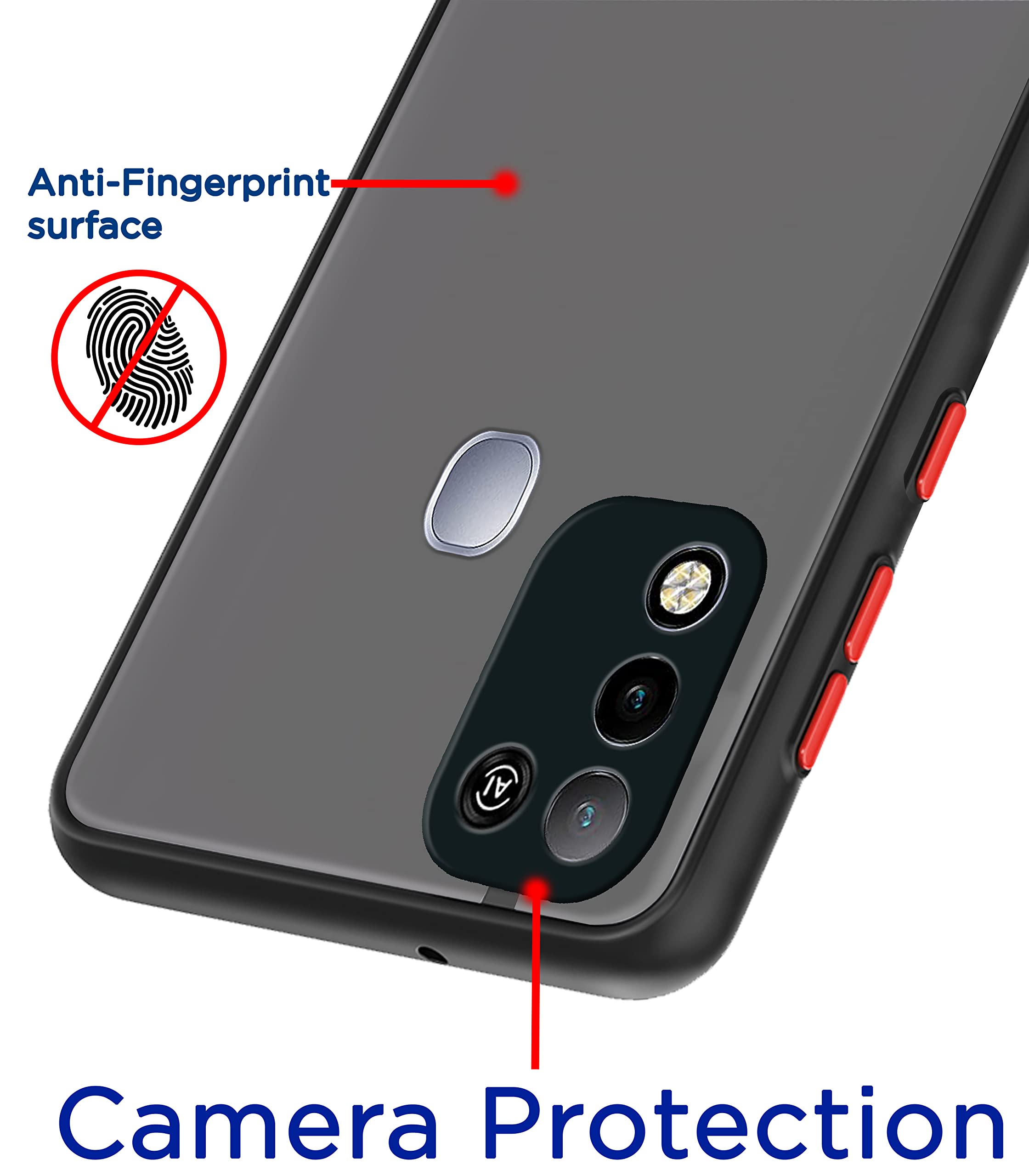 Black mobile cover for Infinix Smart 5 – Pikkme – photo 2
