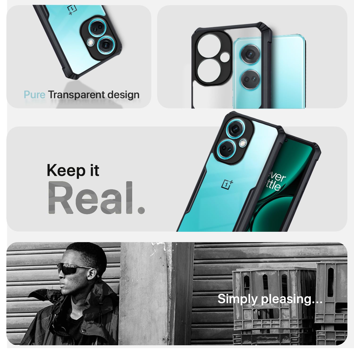 Pikkme OnePlus Nord Ce 3 5G Eagle Back Cover (Black)