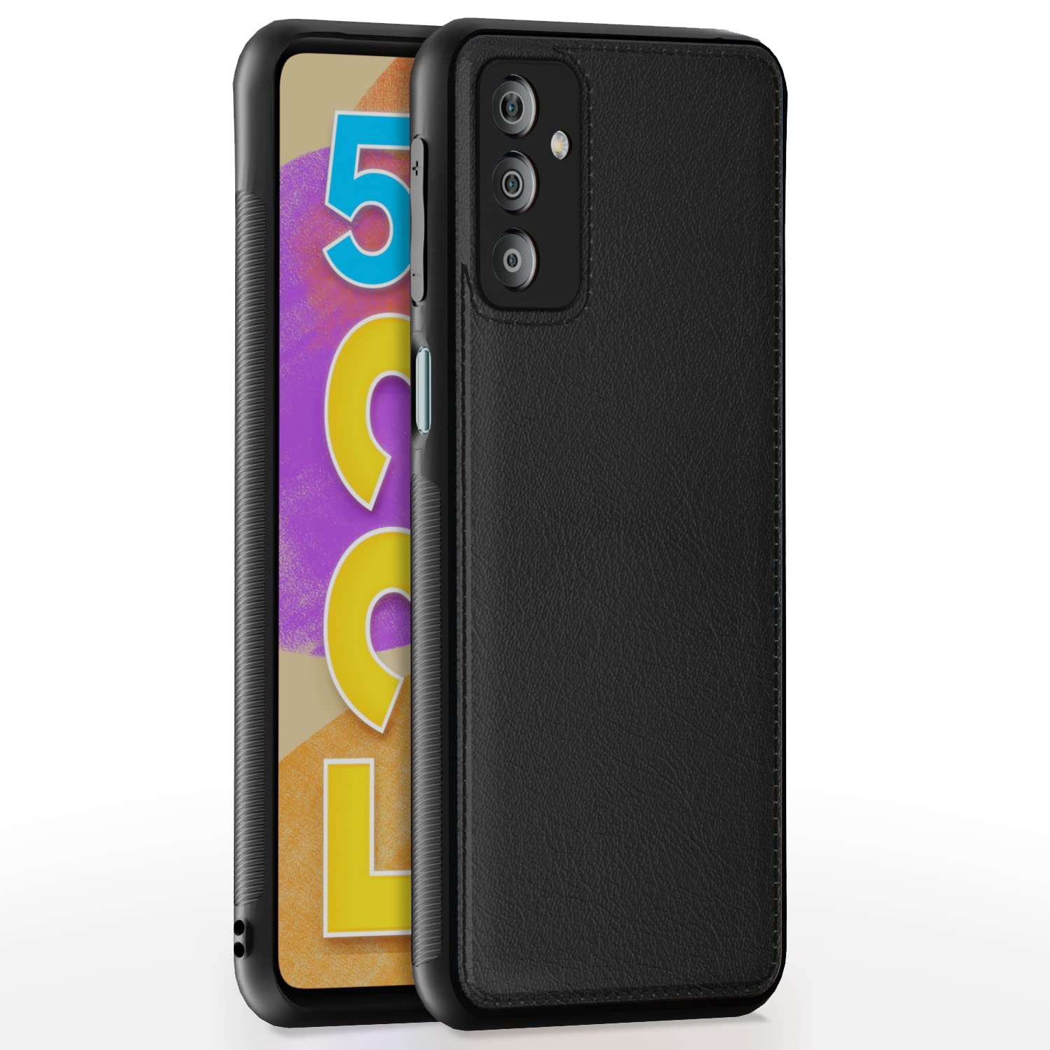 Pikkme black mobile back cover for Samsung F23 5G