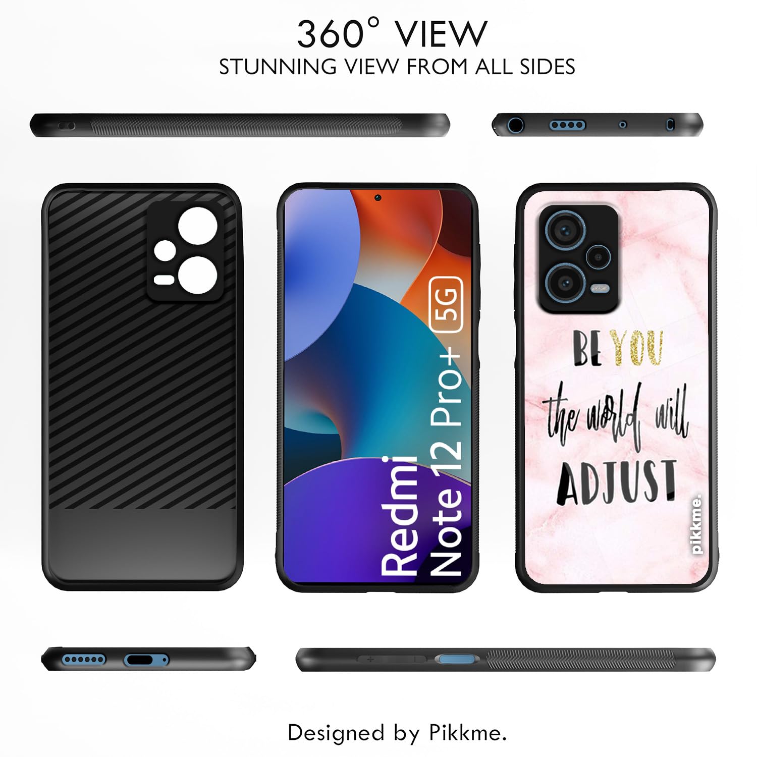 Pikkme Redmi Note 12 Pro Plus 5G Hybrid mobile back cover – photo 2