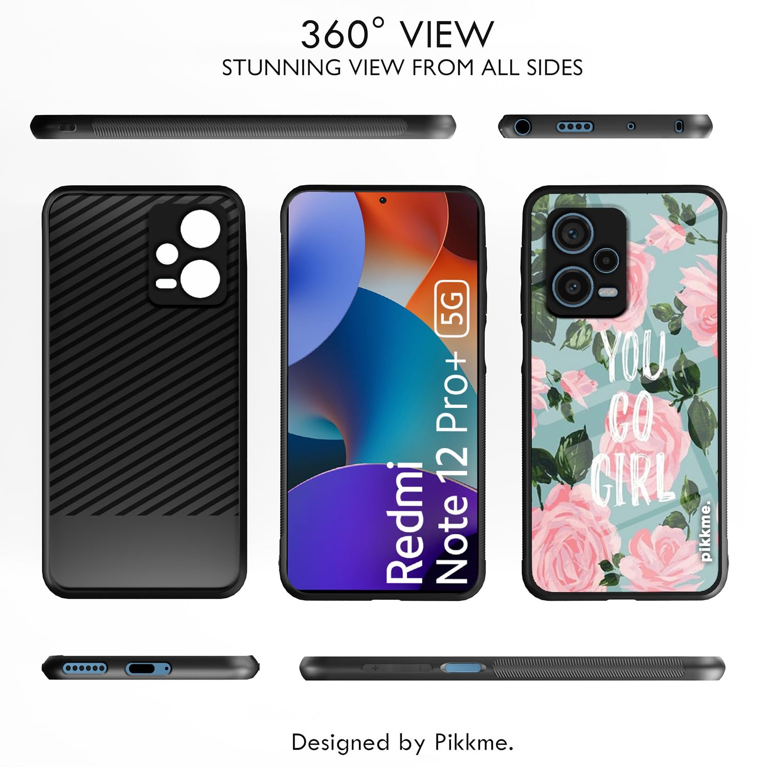 Redmi Note 12 Pro Plus 5G Flower phone cover by Pikkme – photo 2