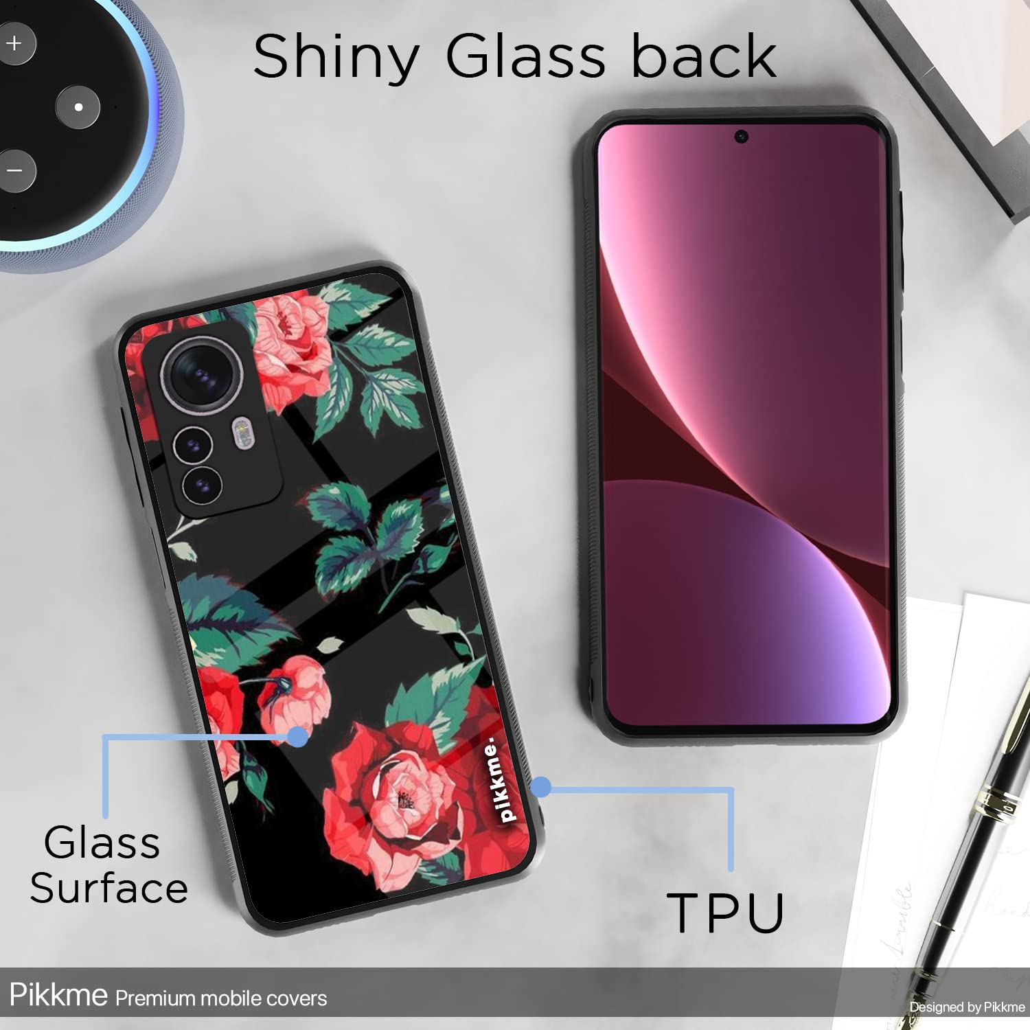 Mi 12 Pro 5G Flower phone cover by Pikkme – photo 3