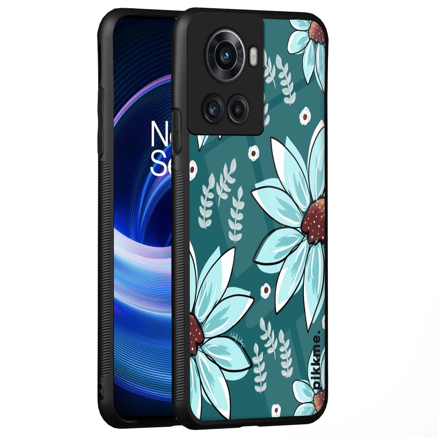Pikkme OnePlus 10R Flower back cover