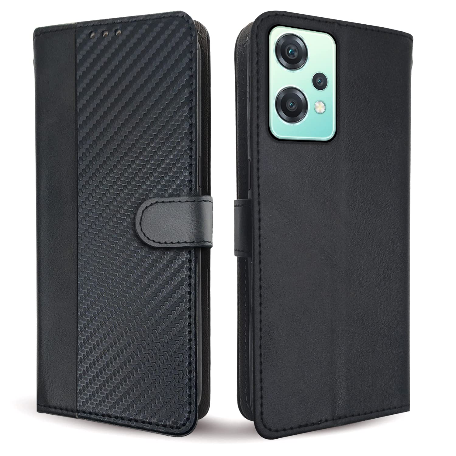 OnePlus Nord CE 2 Lite 5G Wallet flip cover in black by Pikkme
