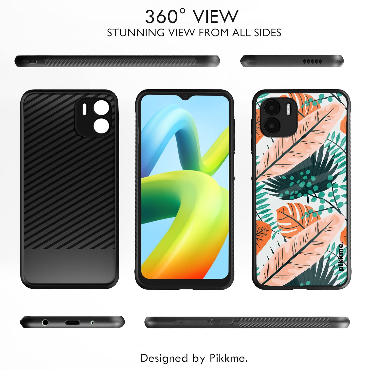 Redmi A1/A2 Flower phone cover by Pikkme – photo 2