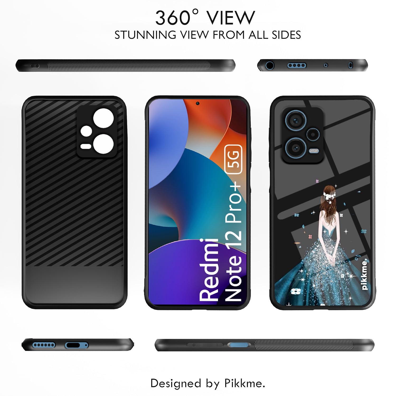 Pikkme Redmi Note 12 Pro Plus 5G Hybrid mobile cover – photo 2
