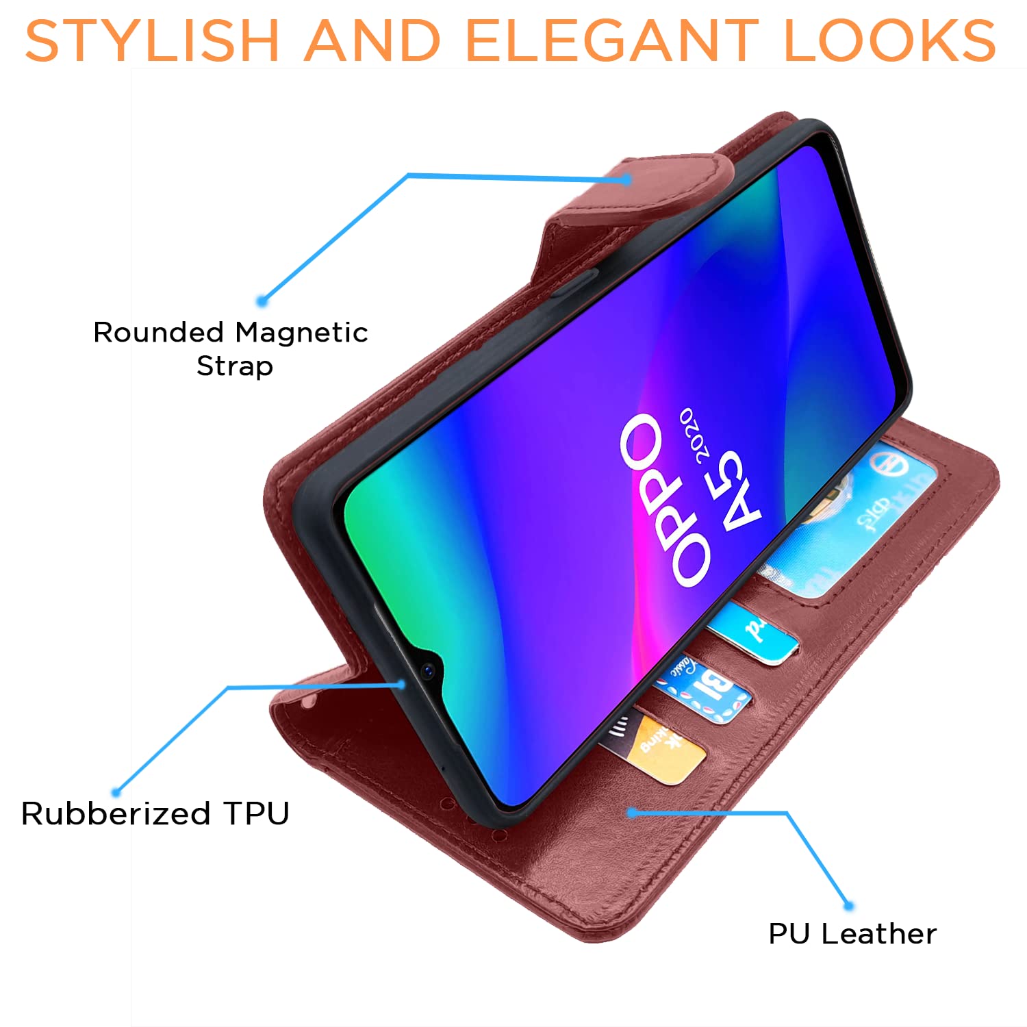 Wallet flip cover for Oppo A9 2020 – Pikkme – photo 5