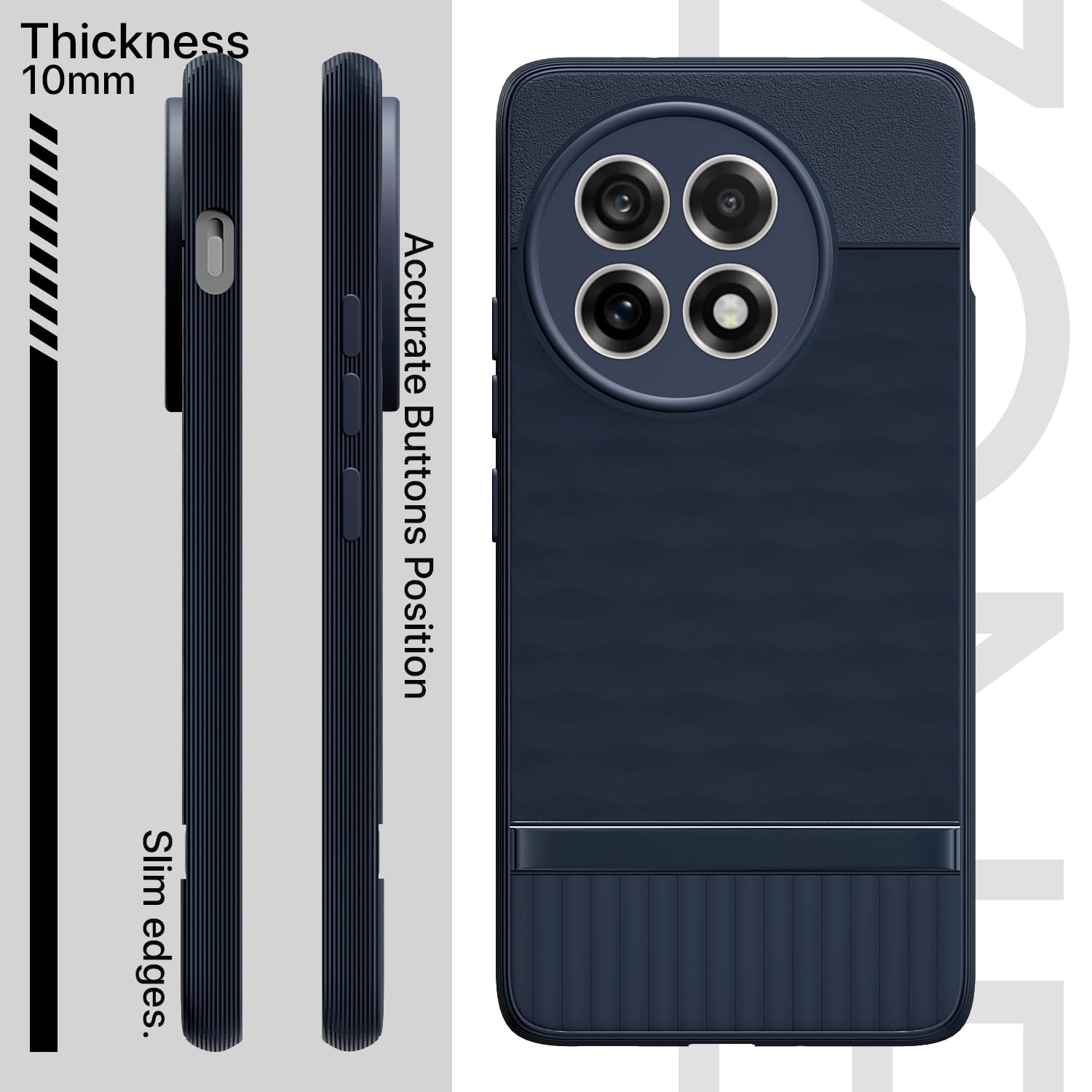 Pikkme OnePlus 13R 5G Gencase Back Cover (Blue)