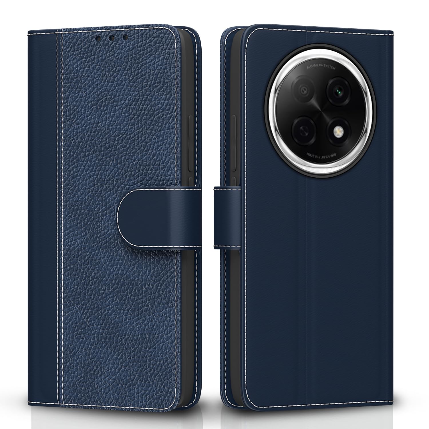 Pikkme Oppo F29 Pro 5G Contrast Flip Cover - Blue