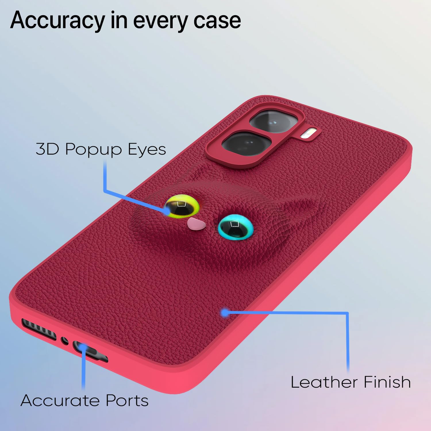 Vivo T5 Pro 5G Kitty mobile back cover in pink by Pikkme – photo 4
