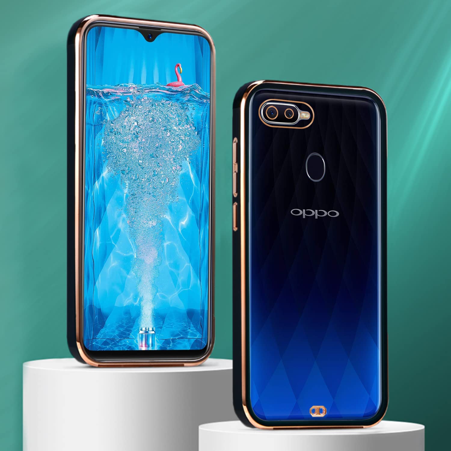 Pikkme black mobile back cover for Oppo F9 Pro – photo 3