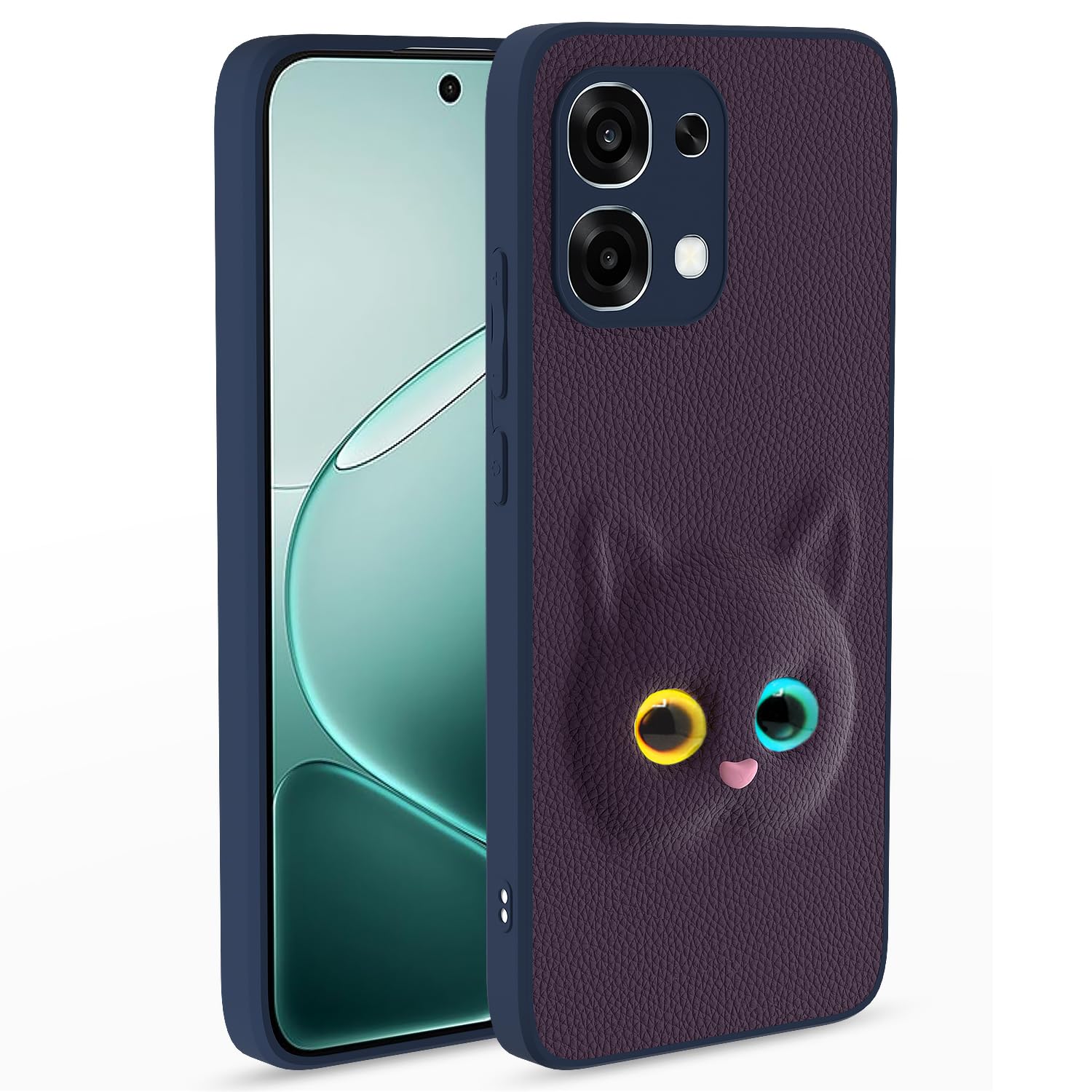 Oppo F31/F33 5G Kitty mobile cover in purple by Pikkme