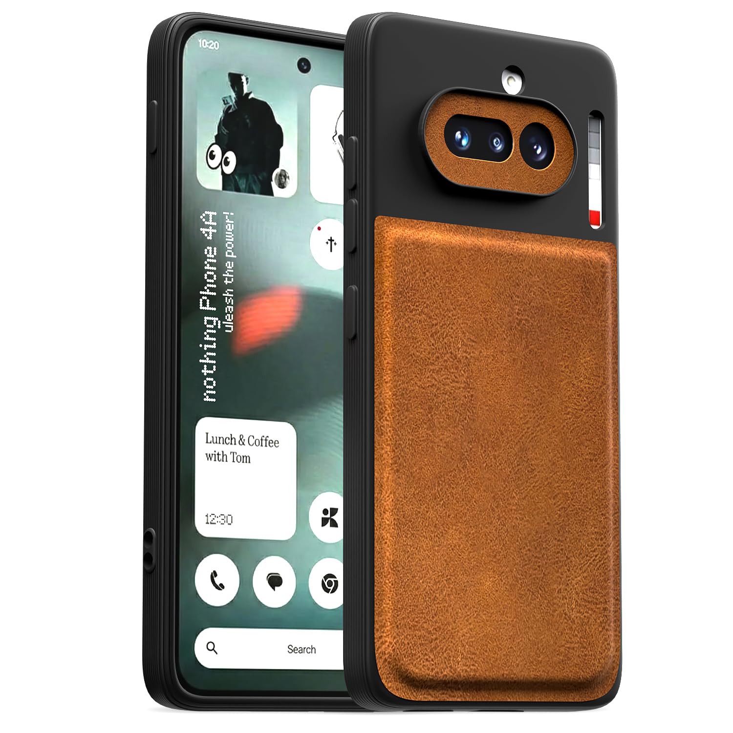 Nothing Phone 4a 5G back cover in brown by Pikkme