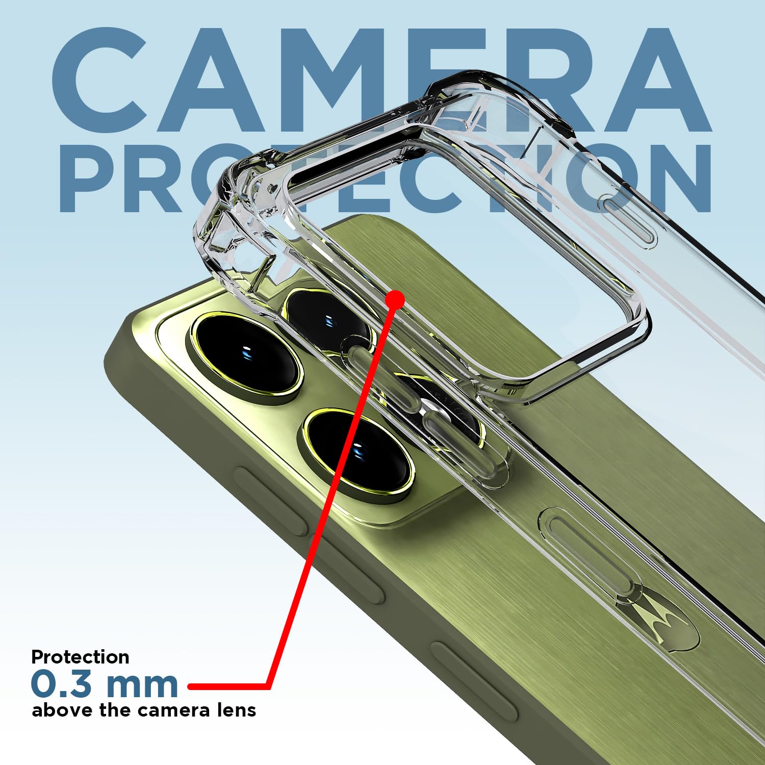 Moto Edge 70 Pro 5G Clear phone cover in transparent by Pikkme – photo 5
