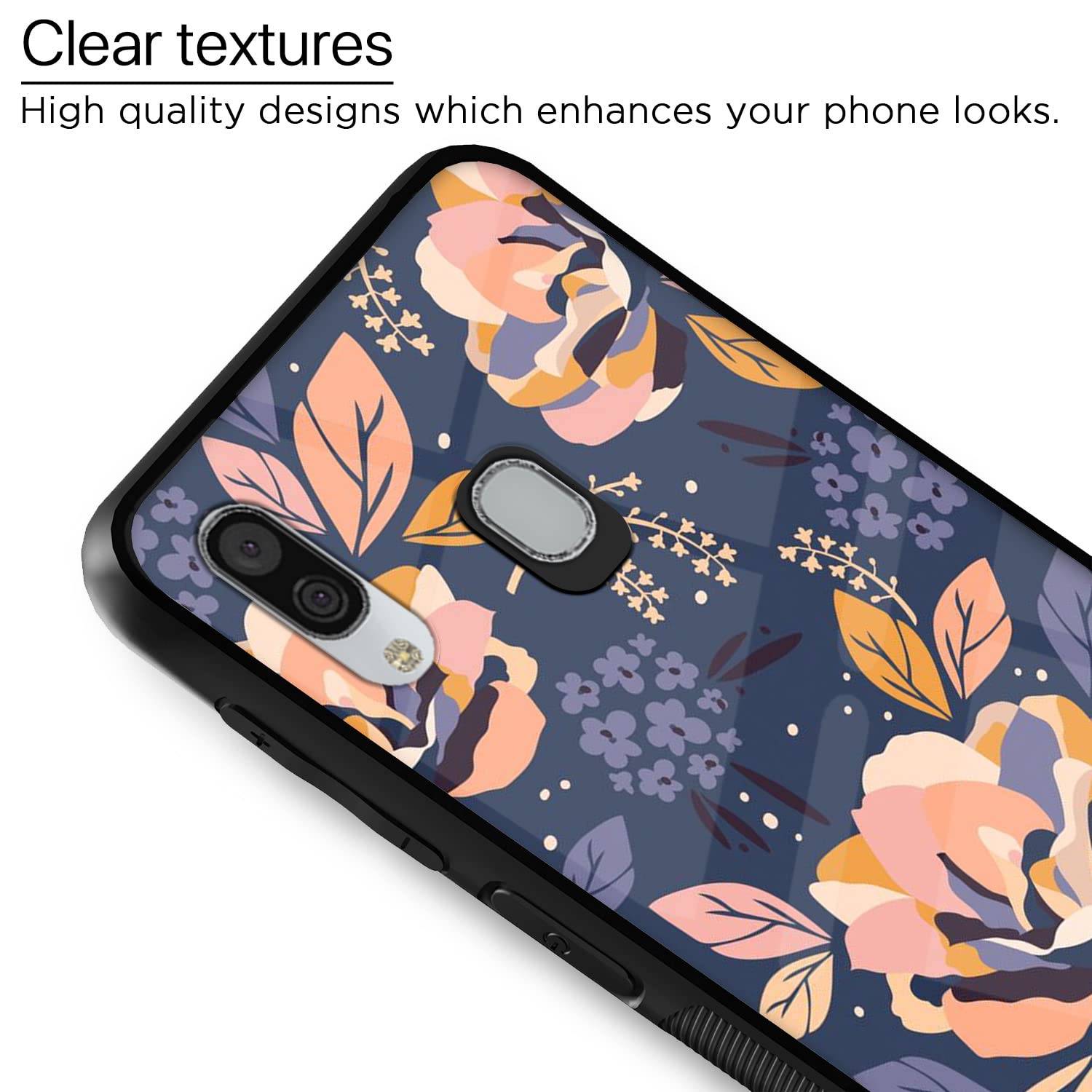 Pikkme Samsung A20/A30/M10s Flower mobile cover – photo 4