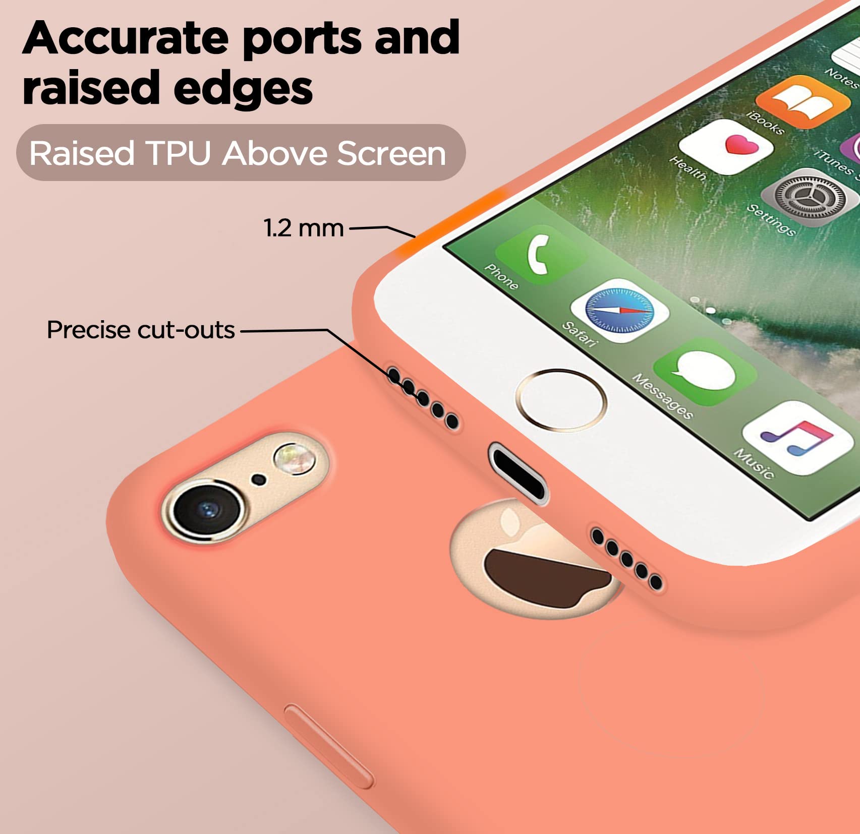 Pikkme iPhone 6/6S new peach phone cover – photo 6