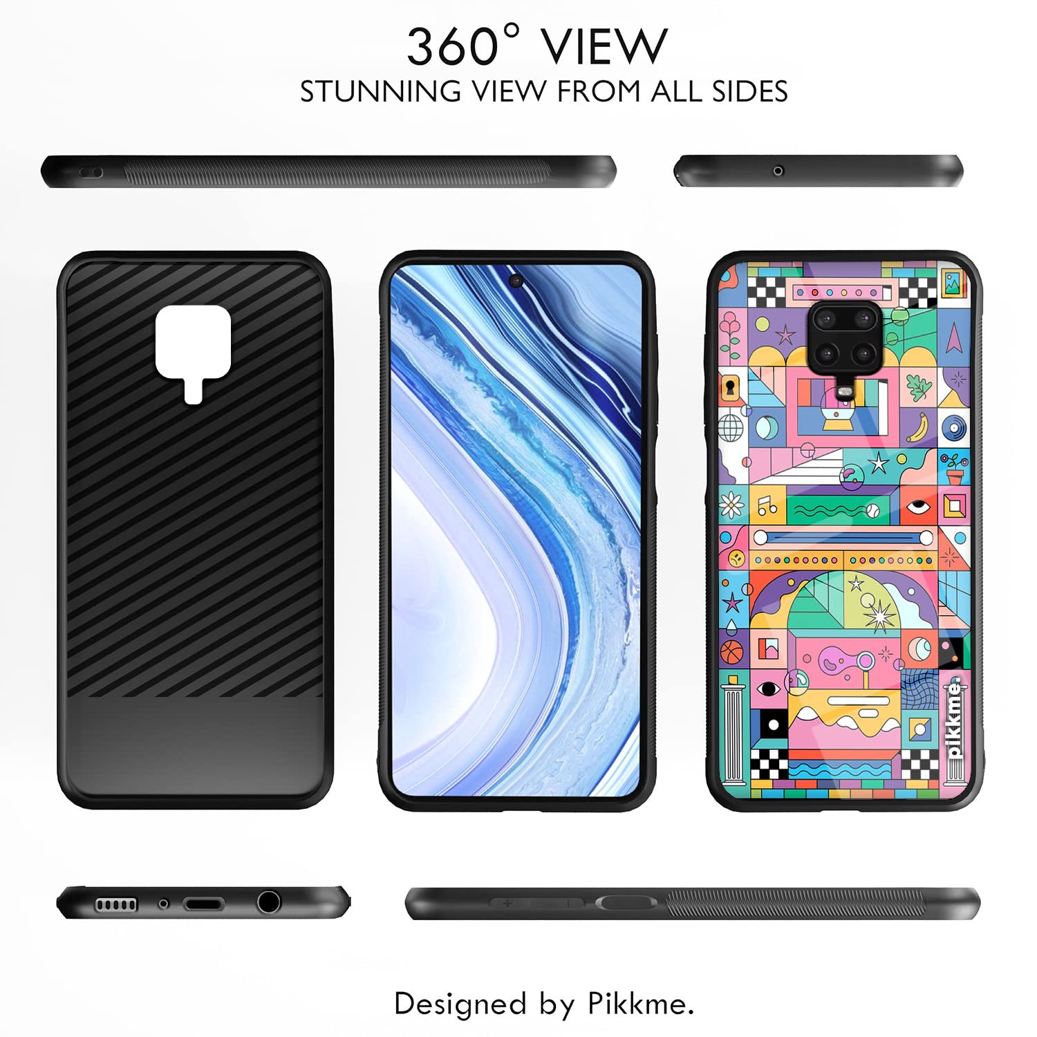 Hybrid Phone cover for Redmi Note 9 Pro/Note 9 Pro Max/Note 10 Lite – Pikkme – photo 2