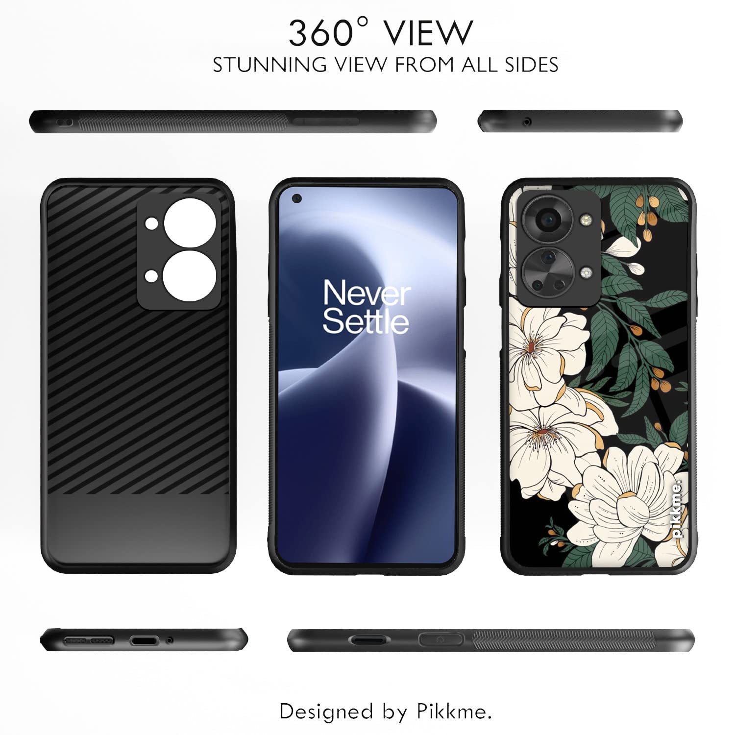 OnePlus Nord 2T 5G Flower mobile cover by Pikkme – photo 2