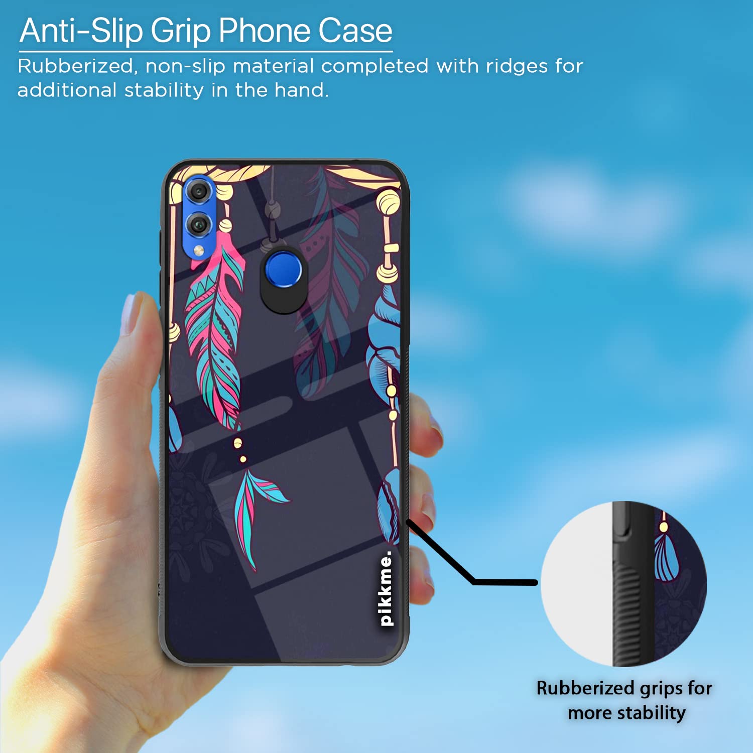 Pikkme Flower mobile back cover for Honor 8X – photo 5