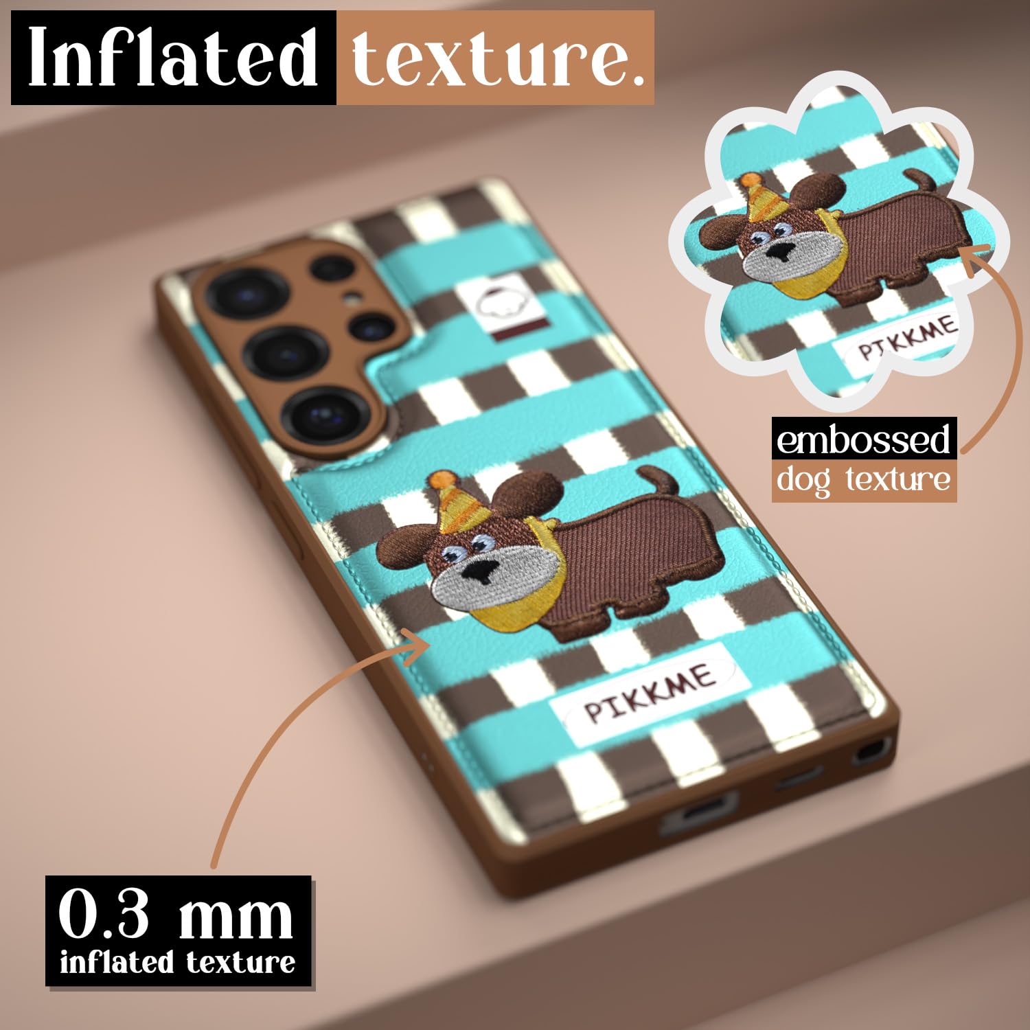 Pikkme Samsung Galaxy S25 Ultra Cute Girlish Dog Series Back Cover (Design2)