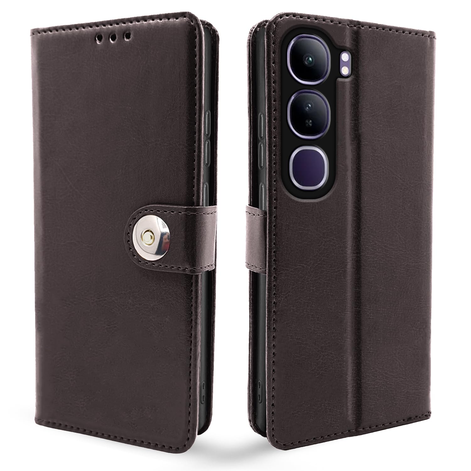 Coffee Button mobile flip cover for Vivo Y300 5G – Pikkme